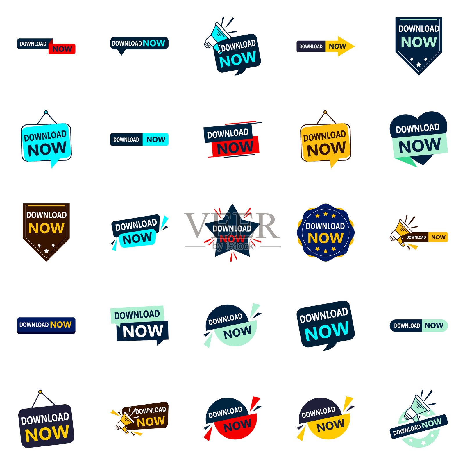 现在下载25个高质量的签名模板插画图片素材