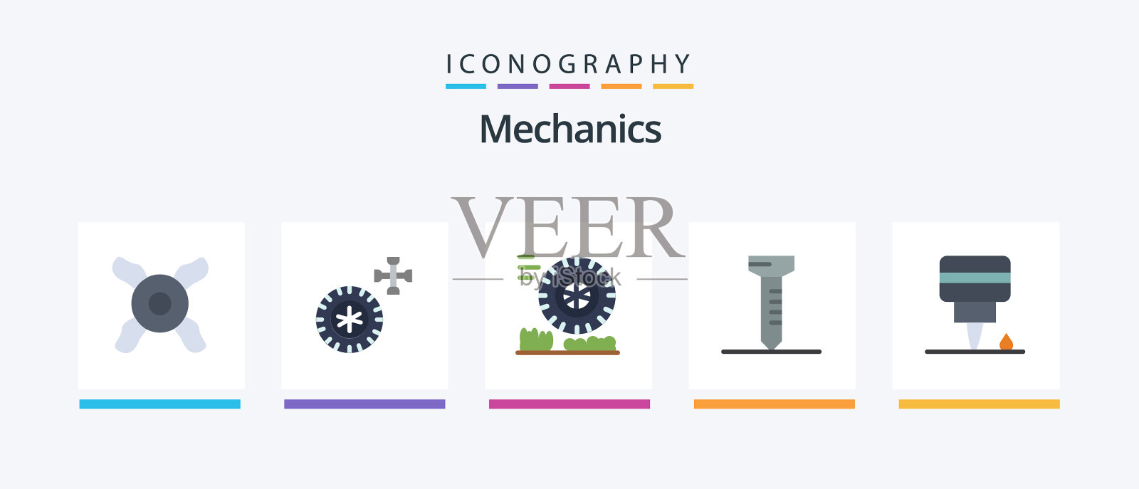机械平5图标包包括指甲油图标素材