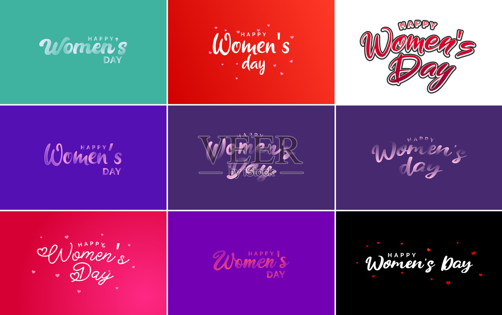 摘要妇女节快乐标志用一个女人的脸插画图片素材