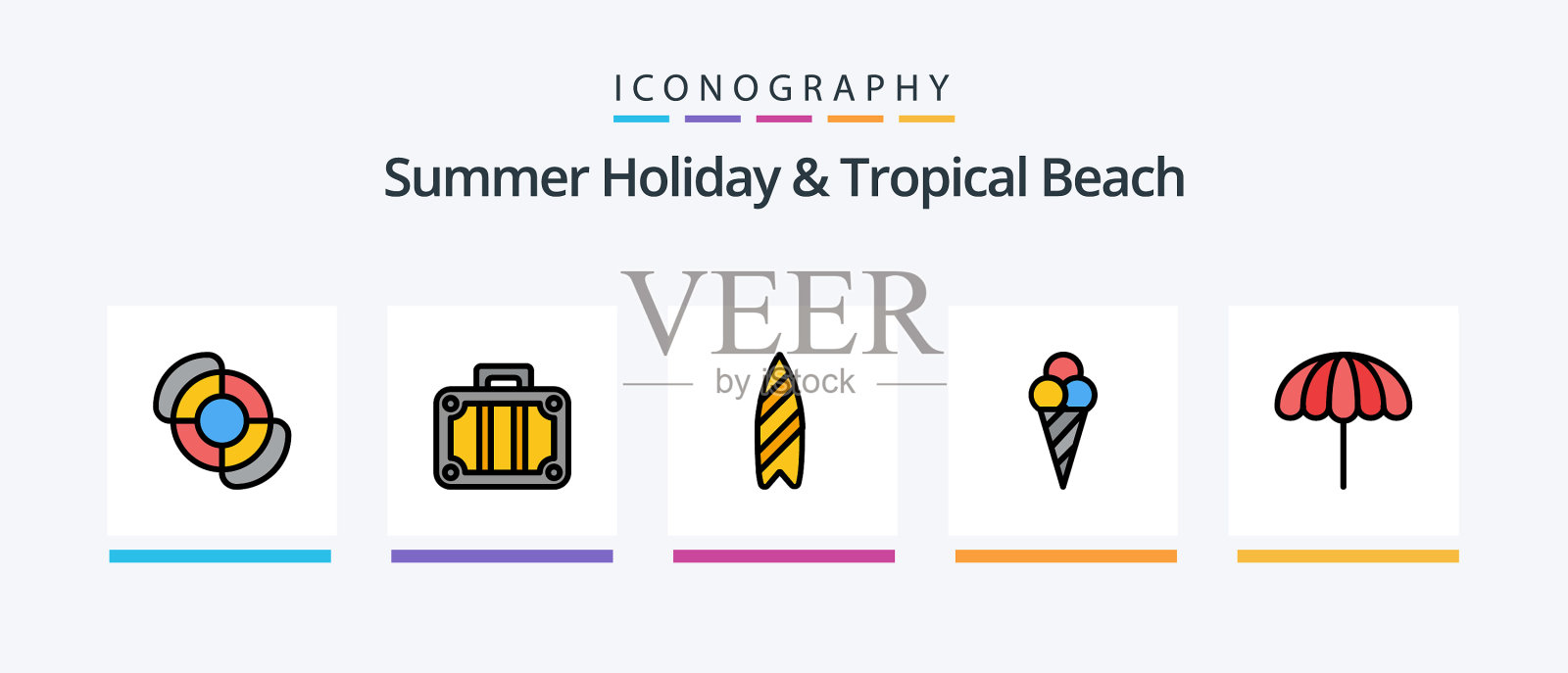 海滩线填充5图标包包括图标素材