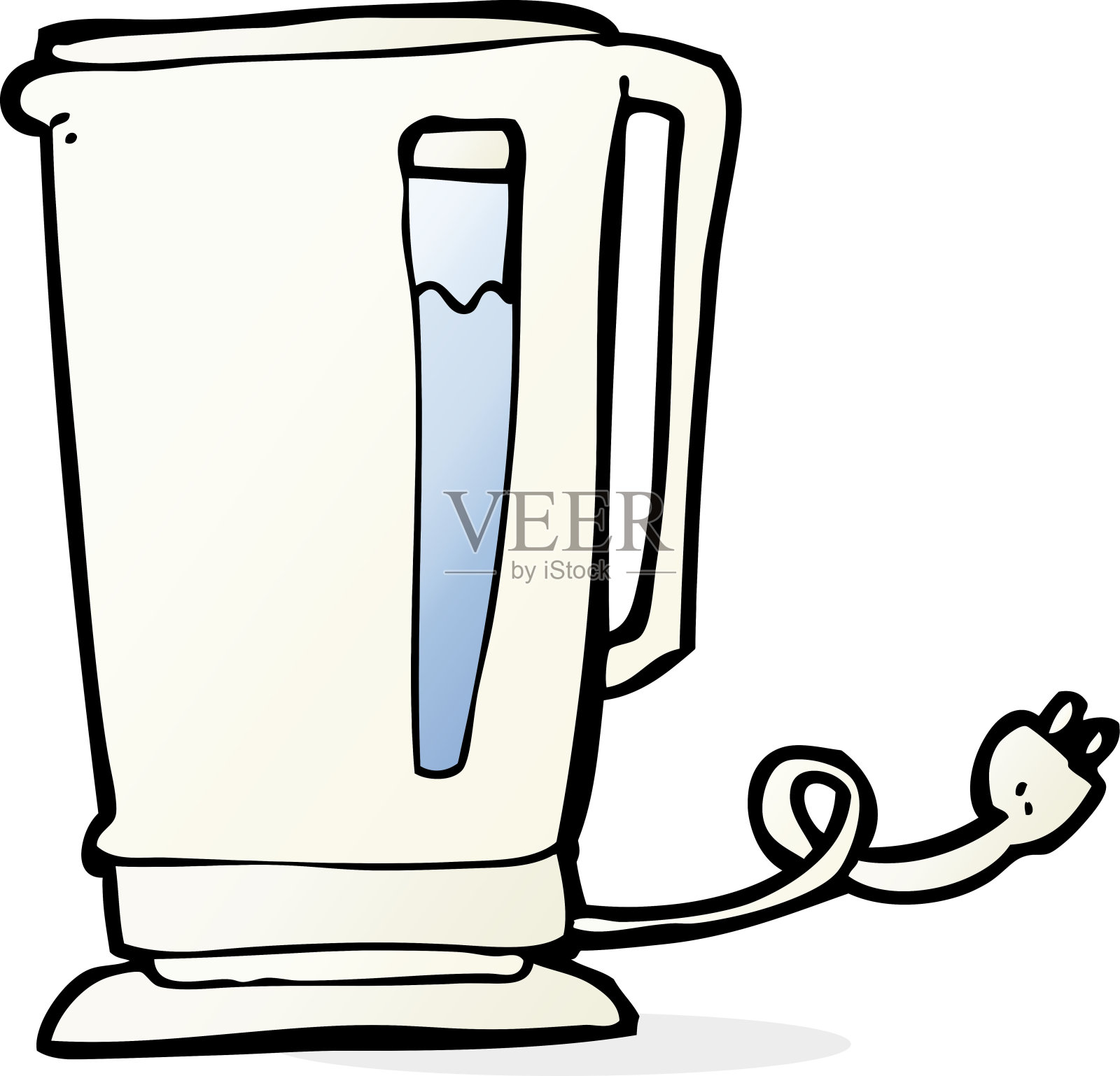 卡通水壶设计元素图片