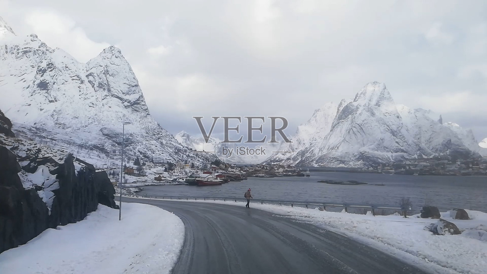 罗浮敦群岛沿途的风景照片摄影图片