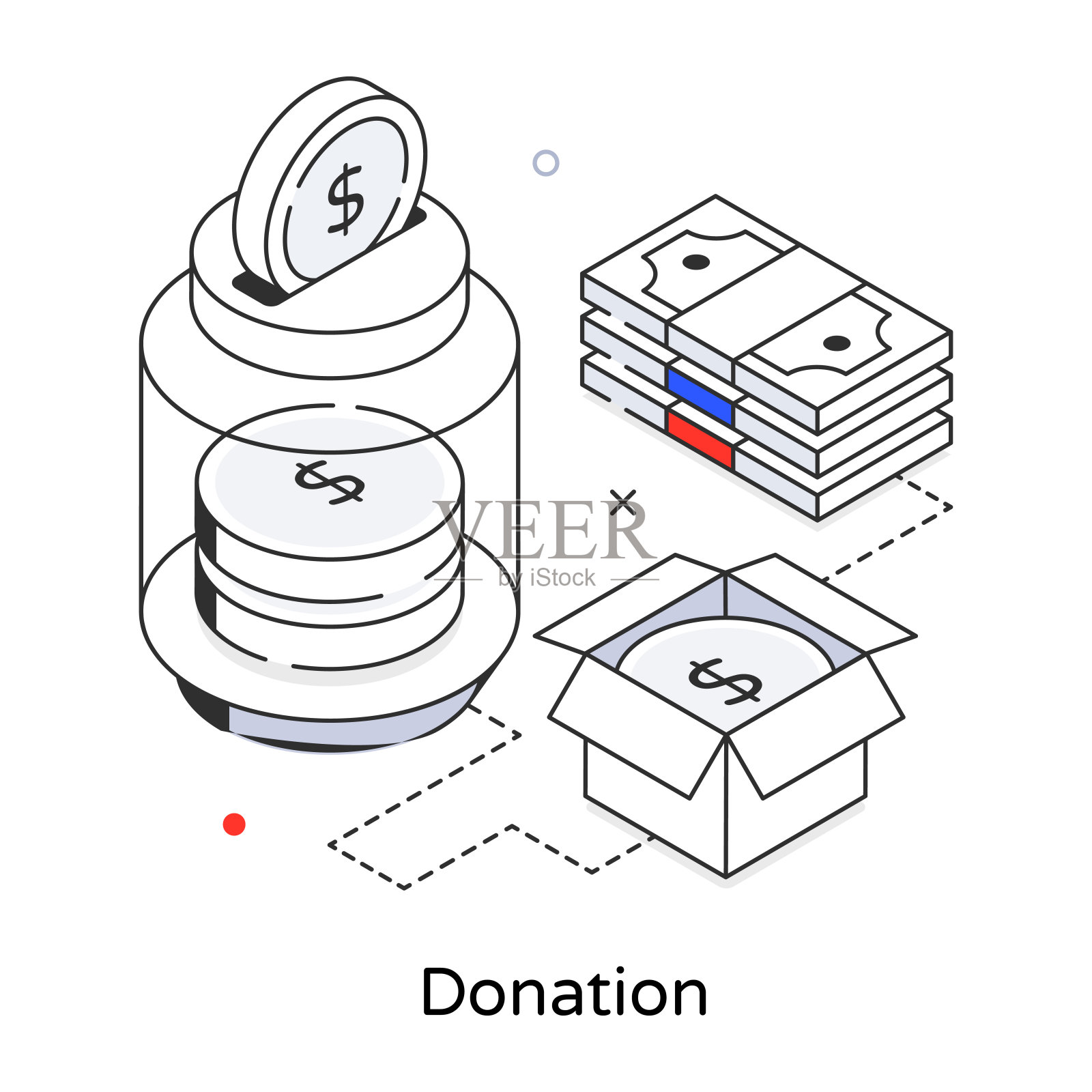 捐赠设计元素图片