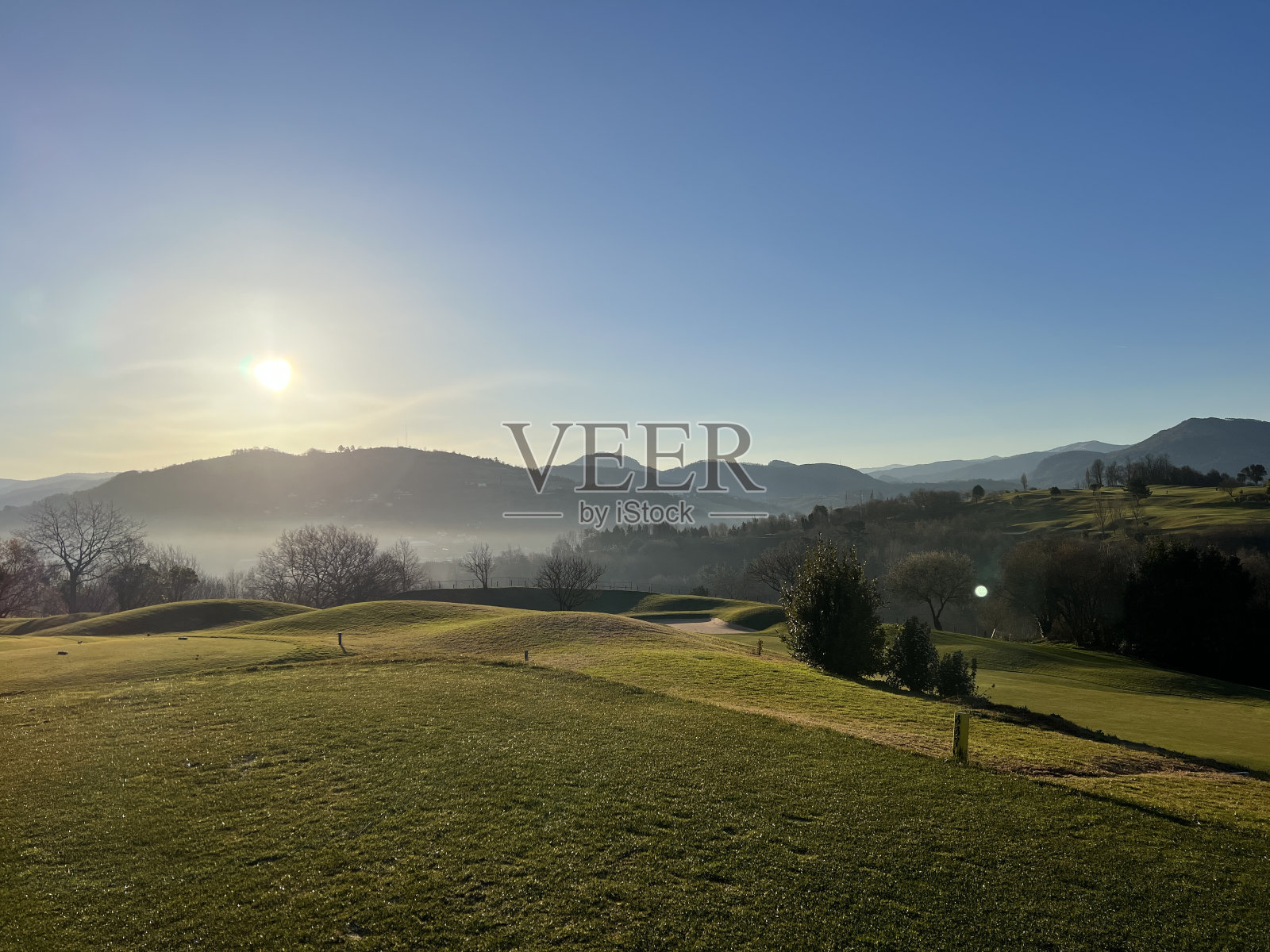 Basozabal高尔夫球场照片摄影图片