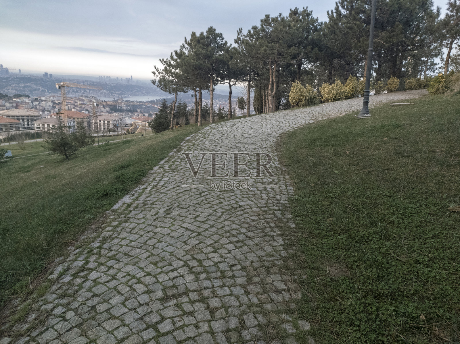 创意的鹅卵石路照片摄影图片