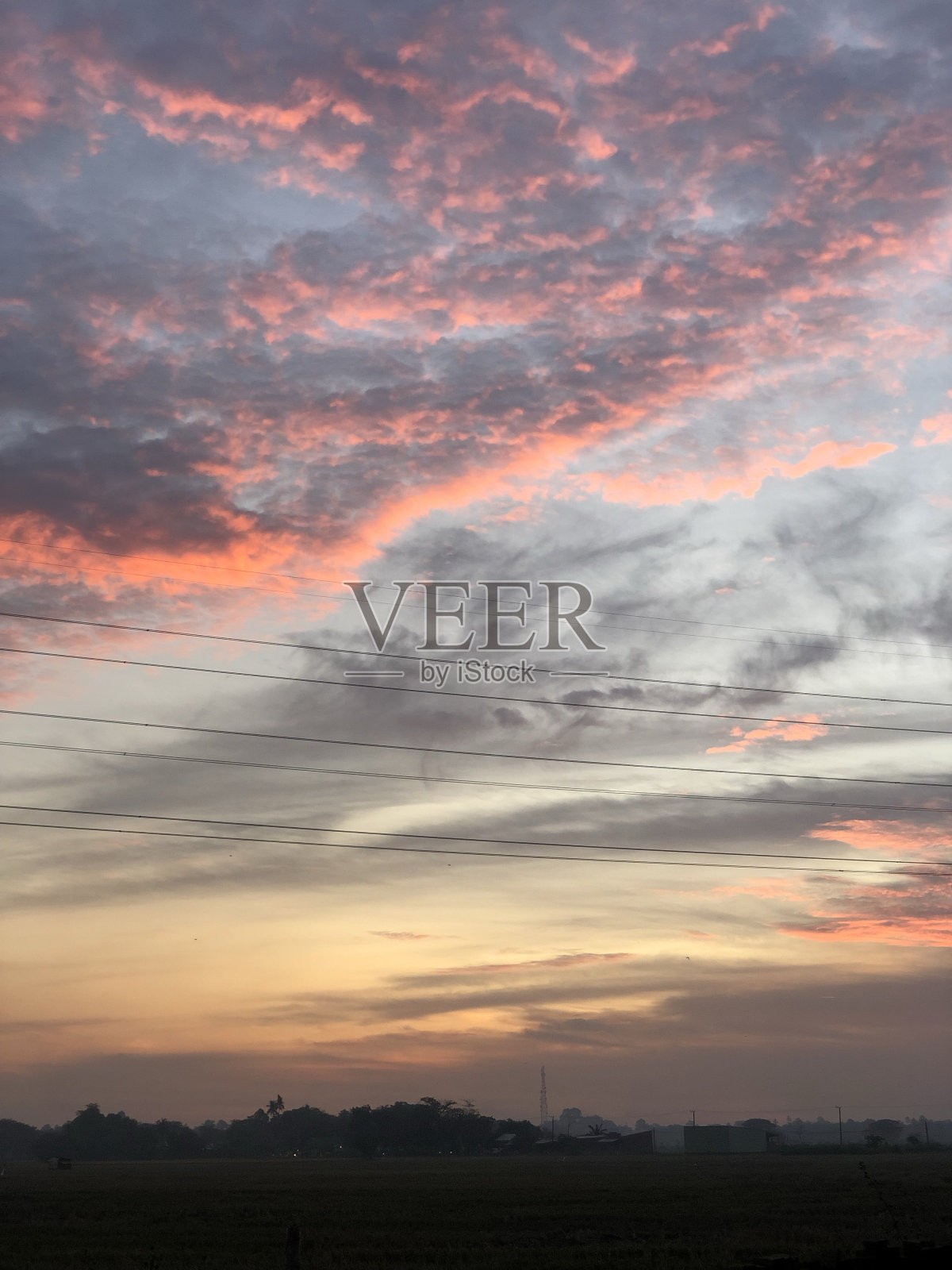 天空在望加锡，南苏拉威西照片摄影图片