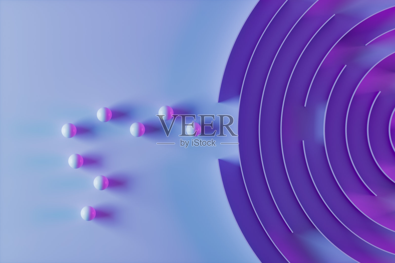 迷宫，迷宫，霓虹灯照片摄影图片