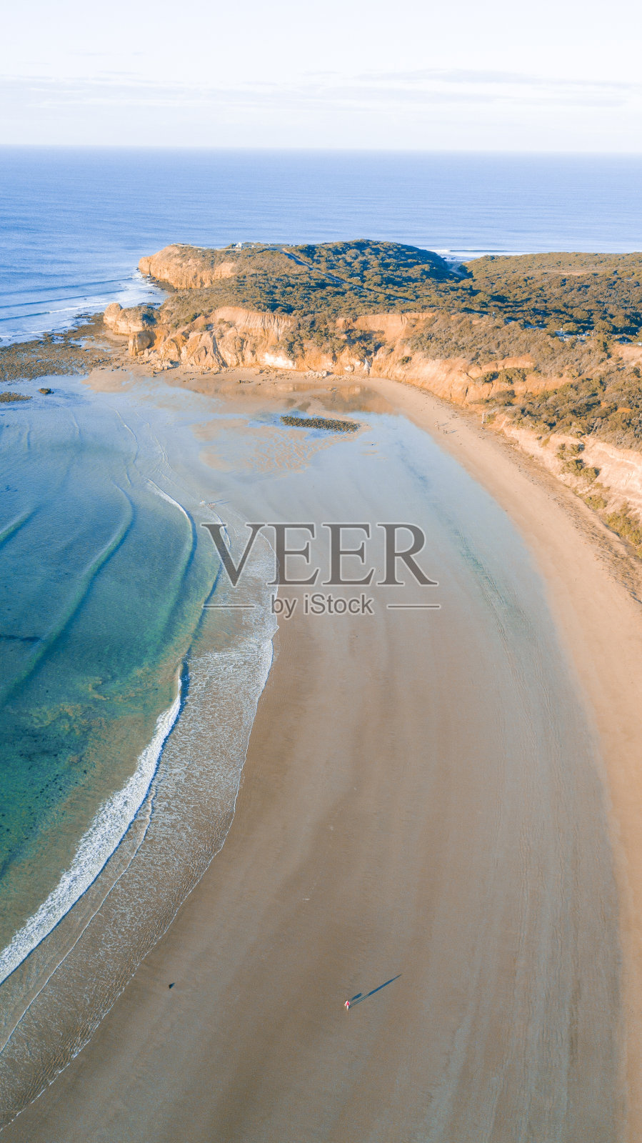 大洋路和海岸的鸟瞰图，维多利亚，澳大利亚照片摄影图片