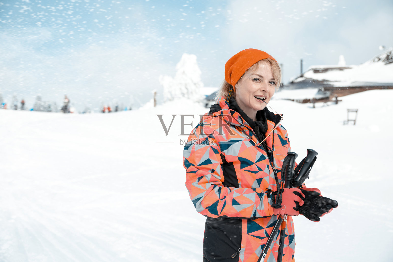 为冬季运动做准备照片摄影图片