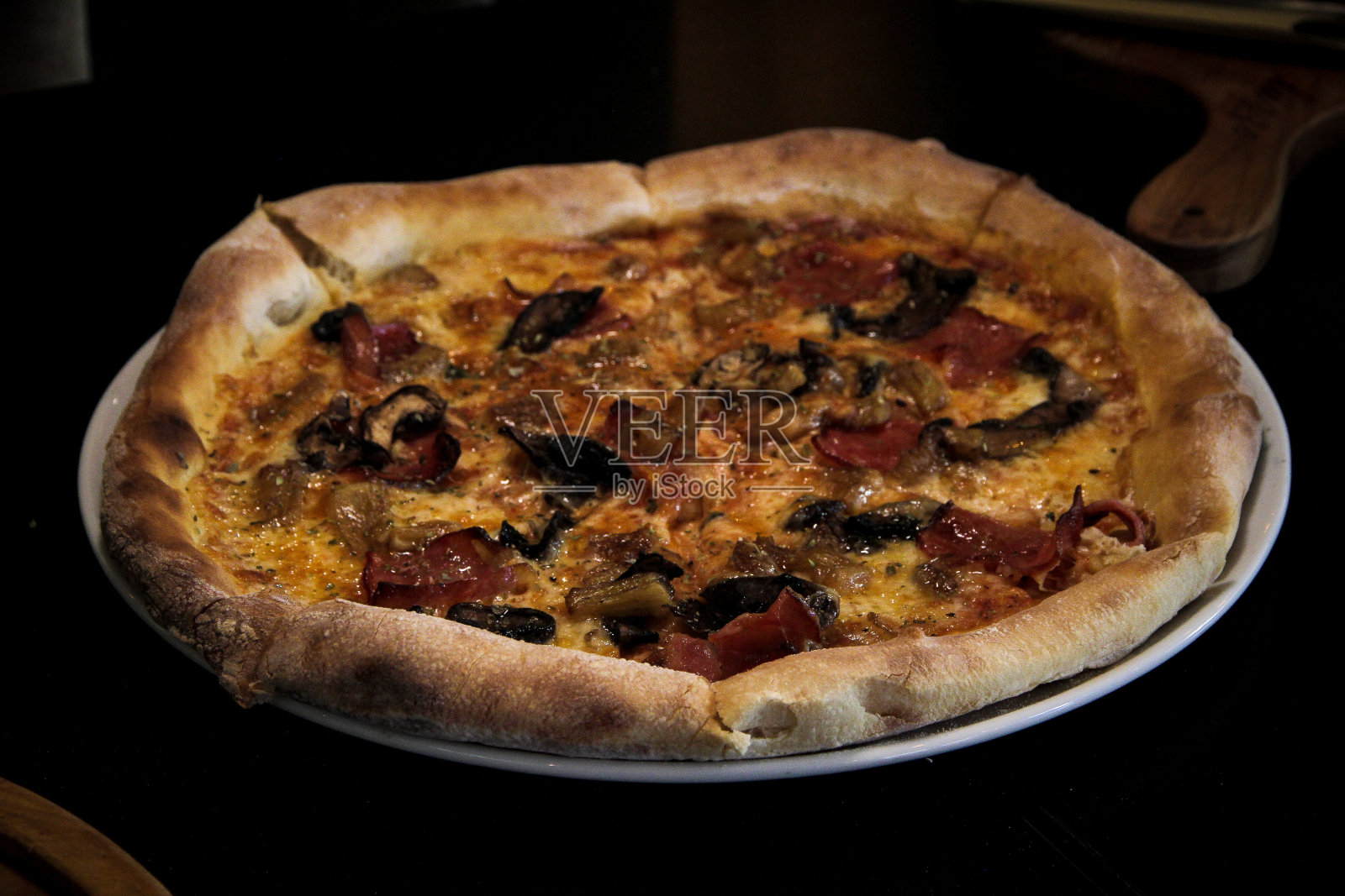 餐厅披萨、食物照片摄影图片