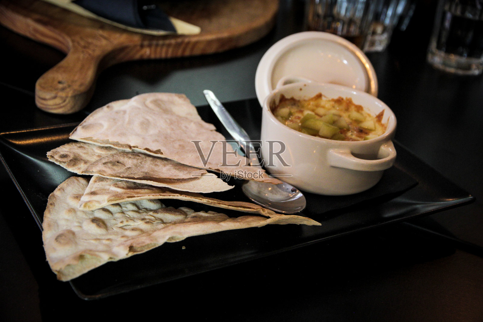 餐厅披萨、食物照片摄影图片