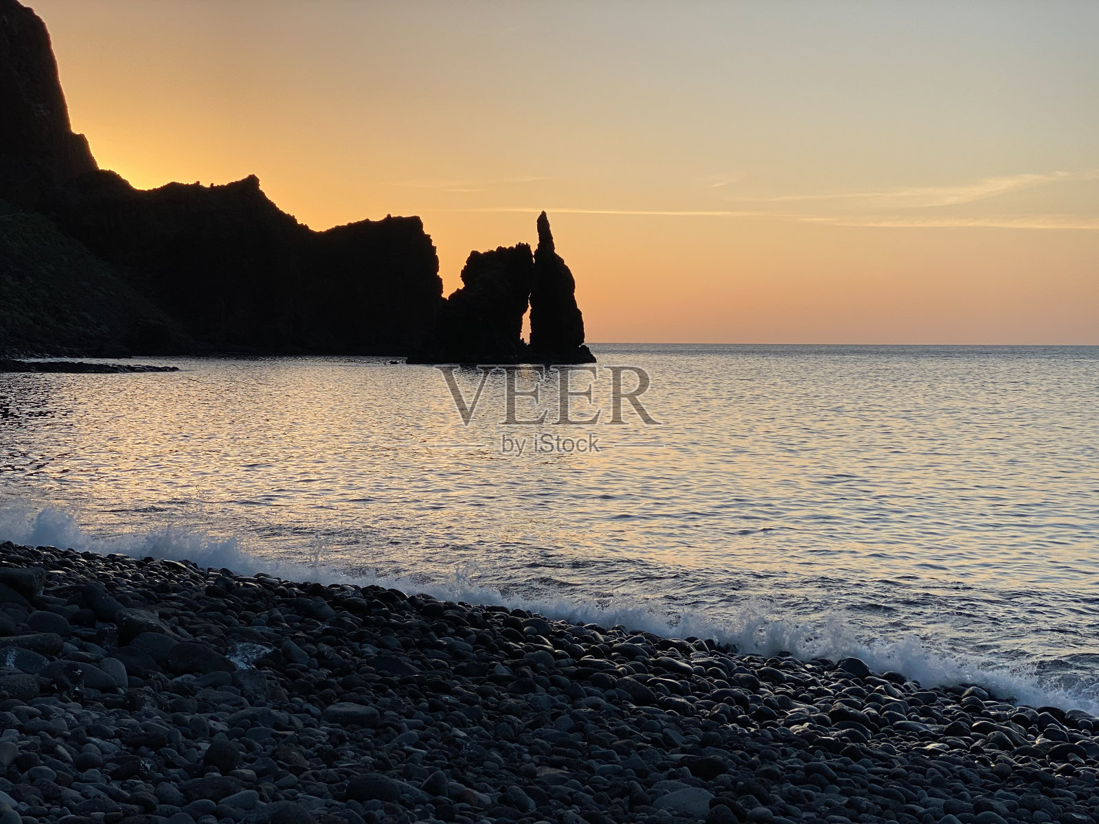 加那利岛耶罗岛的日出照片摄影图片