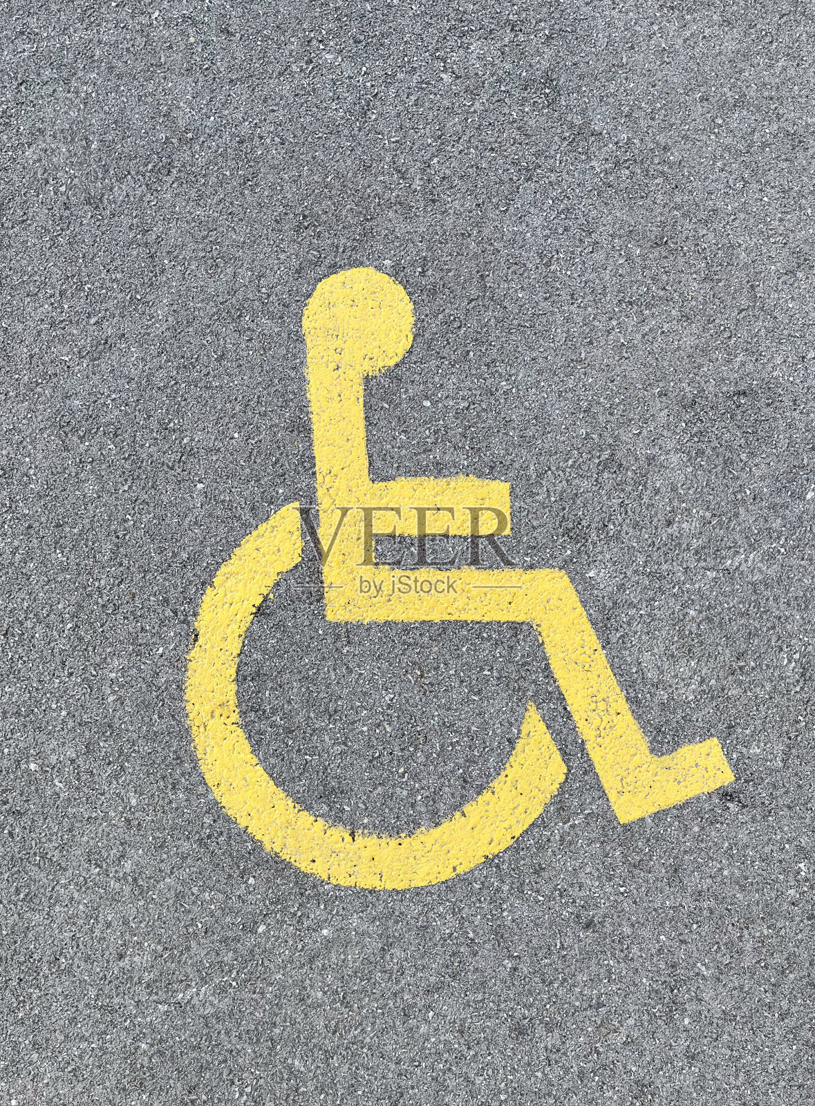 沥青纹理与禁用符号照片摄影图片