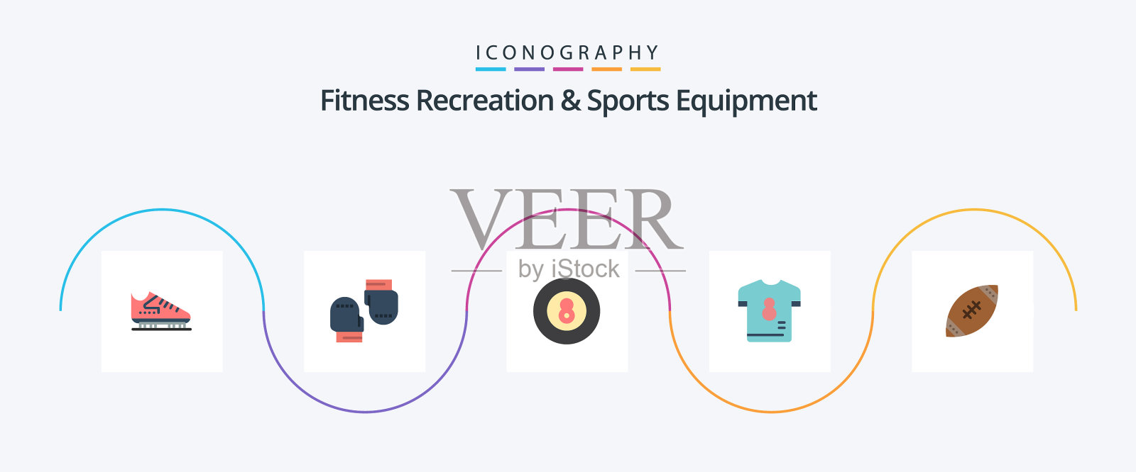 健身、康乐、运动器材公寓5间插画图片素材