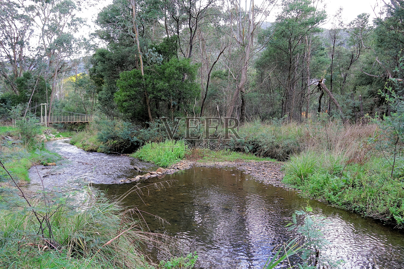 布莱特，维多利亚，澳大利亚照片摄影图片