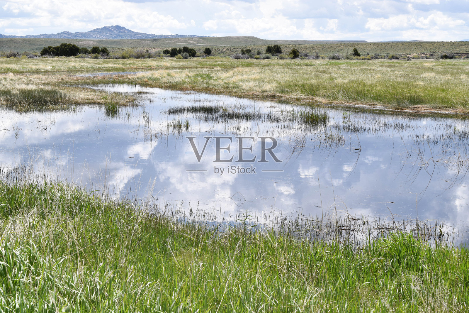 反映了天空照片摄影图片