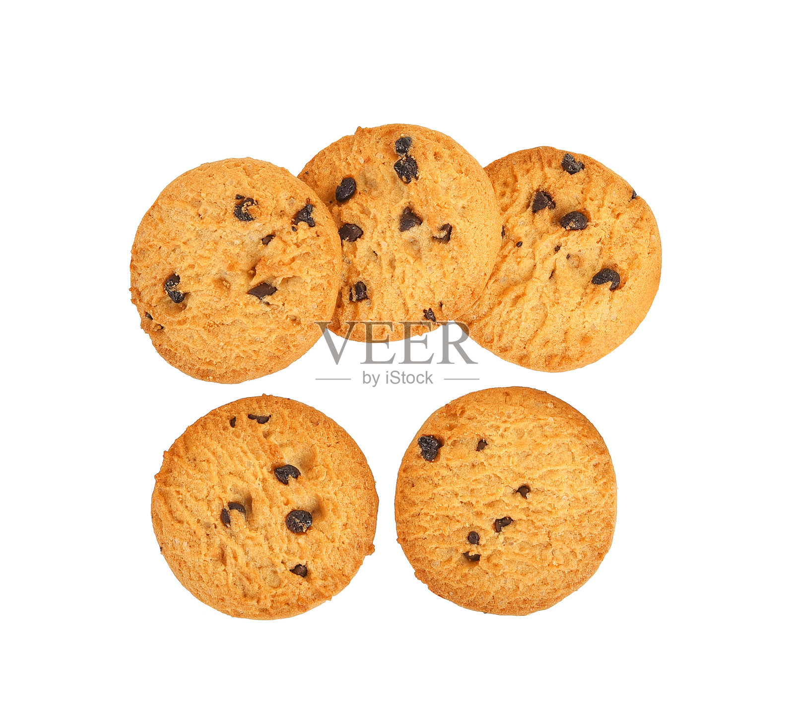 白色的巧克力饼干照片摄影图片