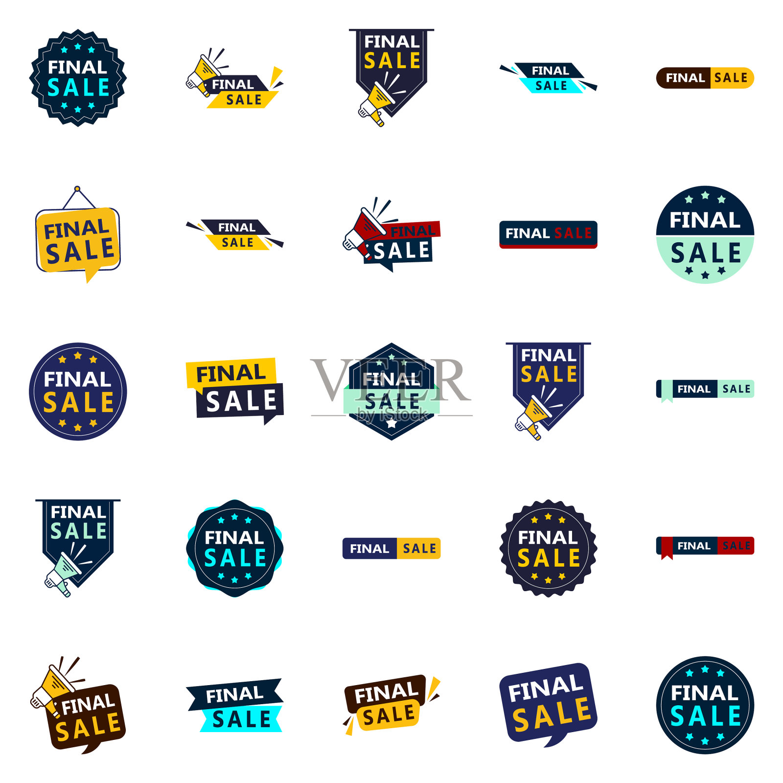 25个在线的最终销售号召行动助推器设计模板素材