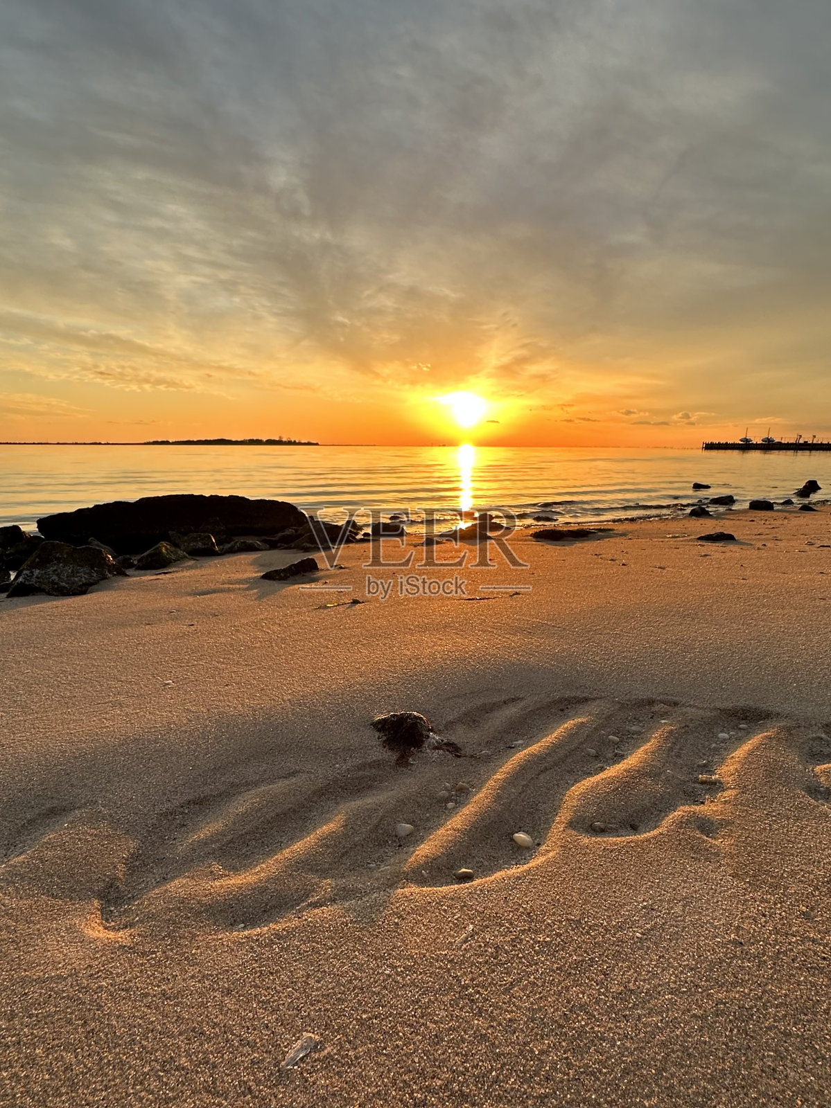 风沙太阳照片摄影图片