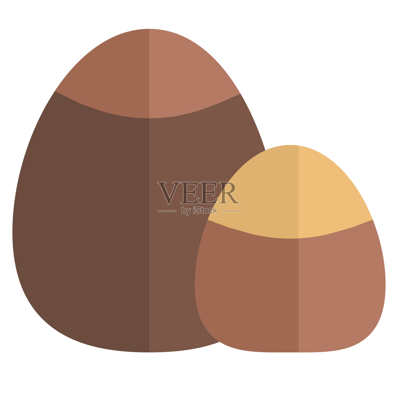 甜甜的小巧克力糖果设计元素图片