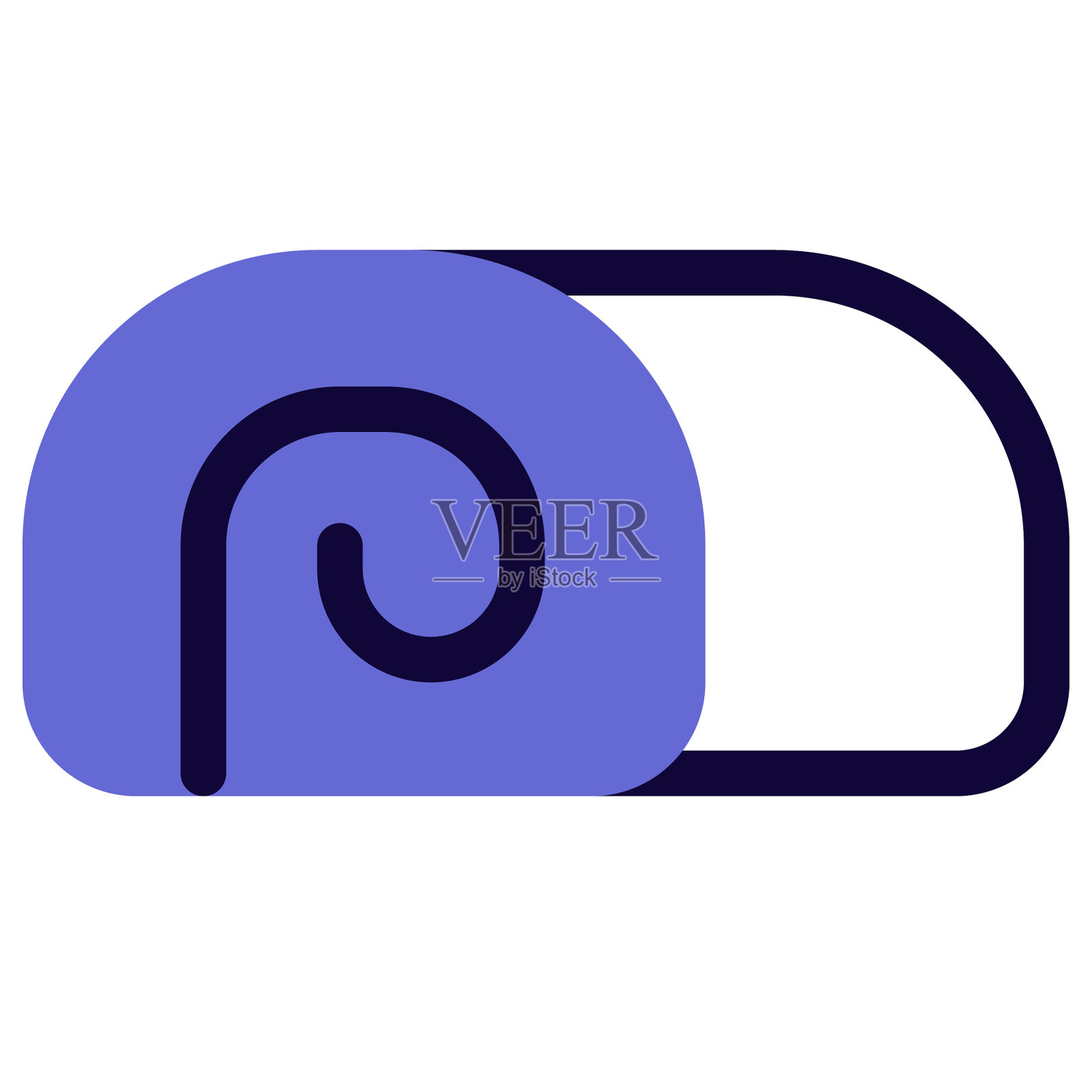 美味的肉桂卷作为甜点设计元素图片