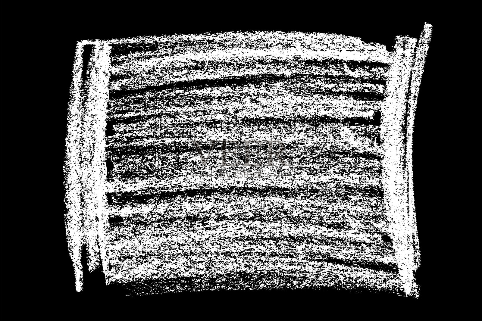 在粉笔上涂鸦手绘的污渍插画图片素材