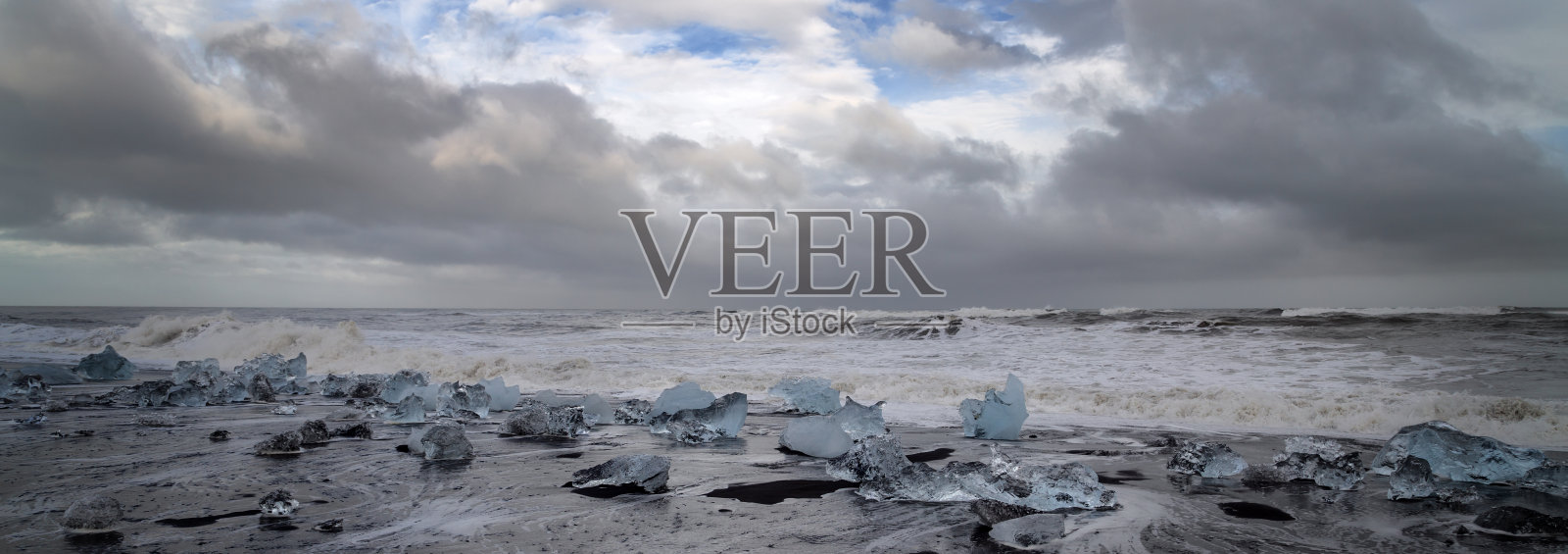 Jökulsárlón Glacier Lagoon照片摄影图片