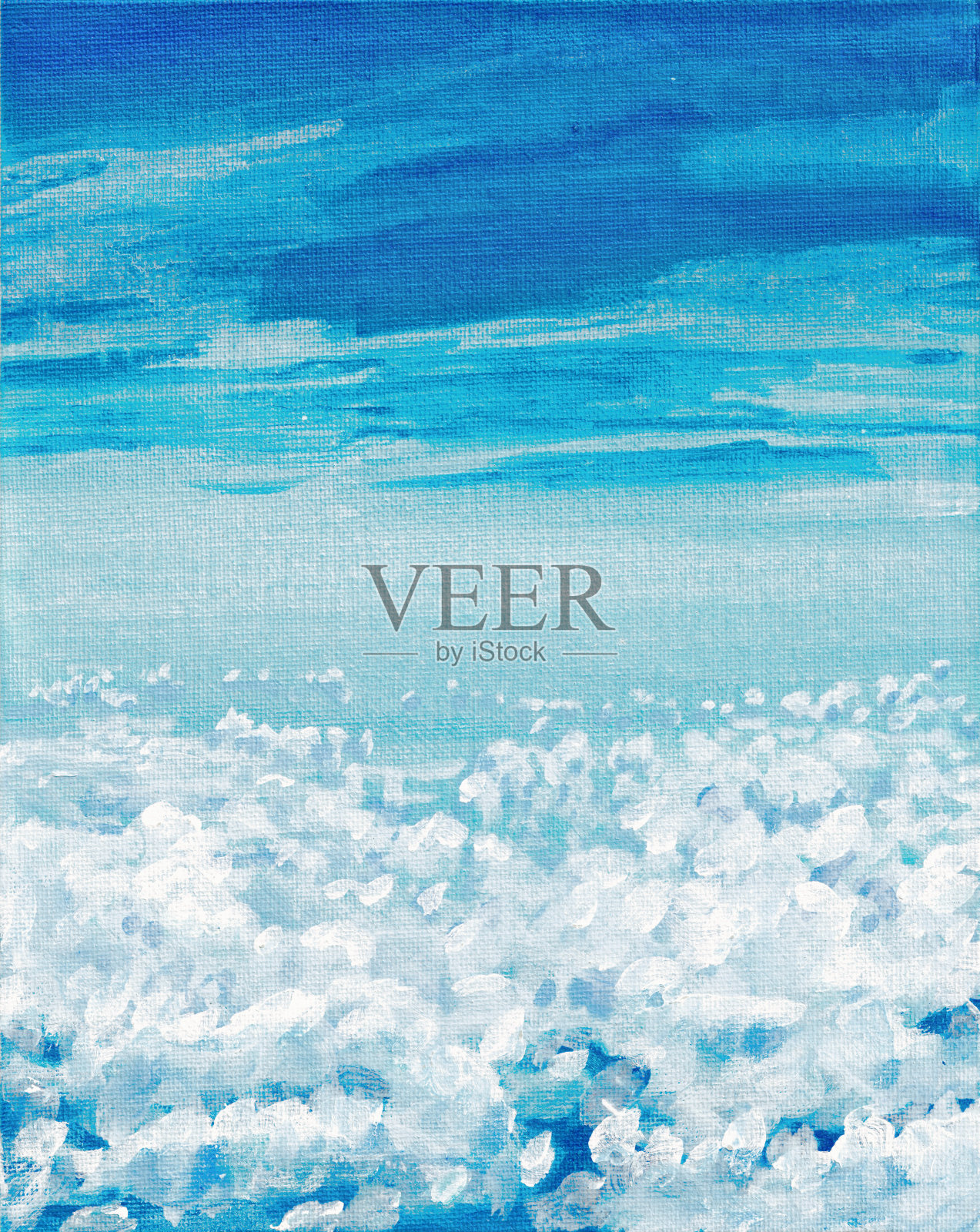 飞机上的天空插画图片素材