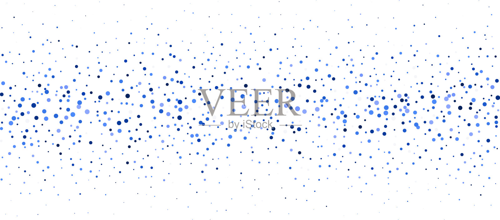 抽象闪亮的蓝色闪光设计元素插画图片素材