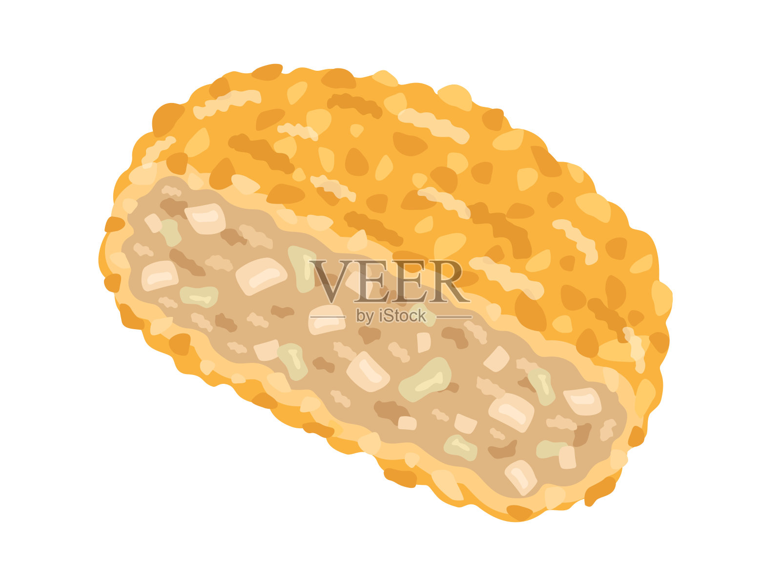 切肉末的插图。插画图片素材