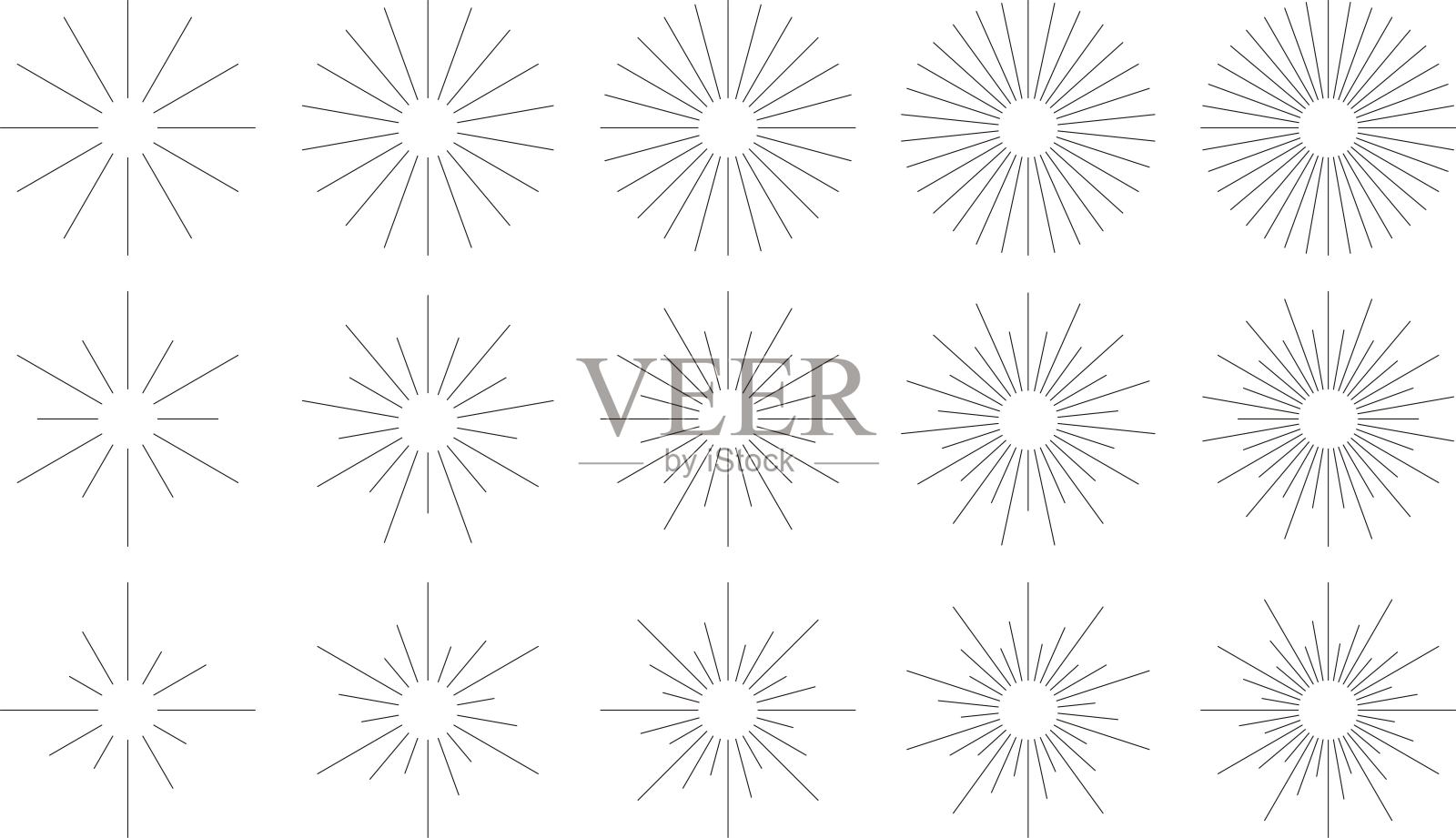 套线日晒图案。矢量插图。插画图片素材