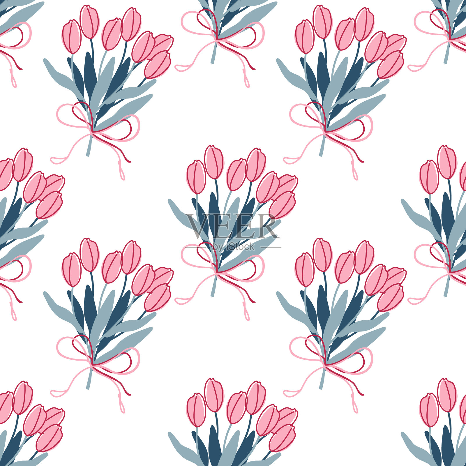 花束图案插画图片素材