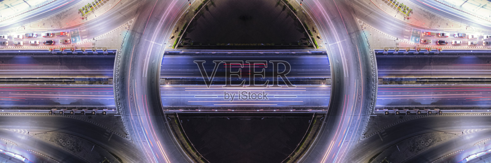 高速公路俯视图，道路交通的重要基础设施，无人机鸟瞰图，环形飞行，交通运输，公共交通或通勤城市生活的经济和能源概念，交通，快速方式照片摄影图片