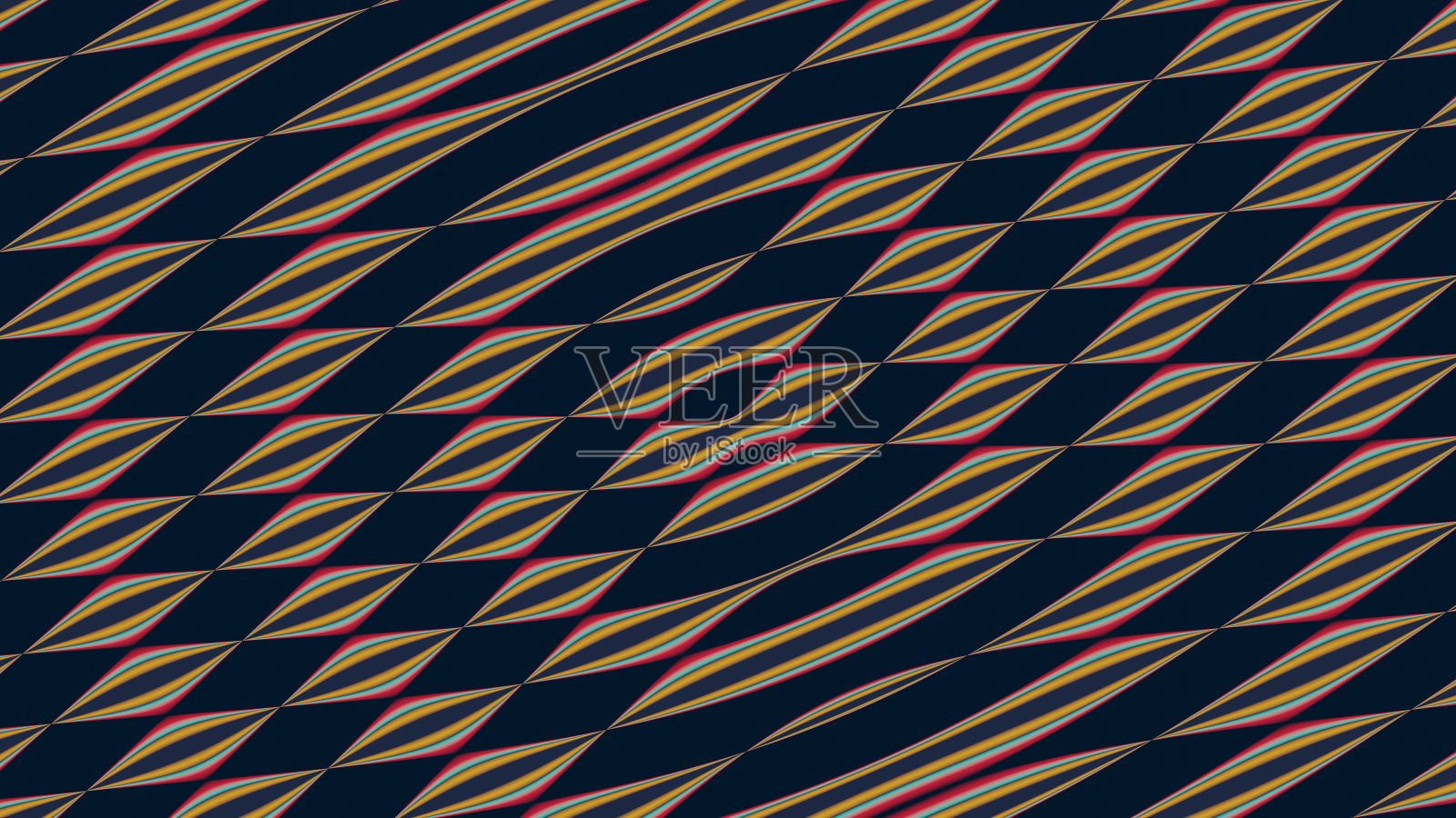 催眠插图。无缝几何图案照片摄影图片