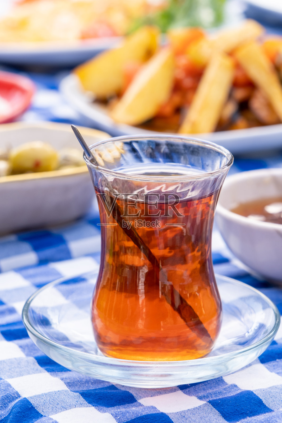 土耳其茶照片摄影图片