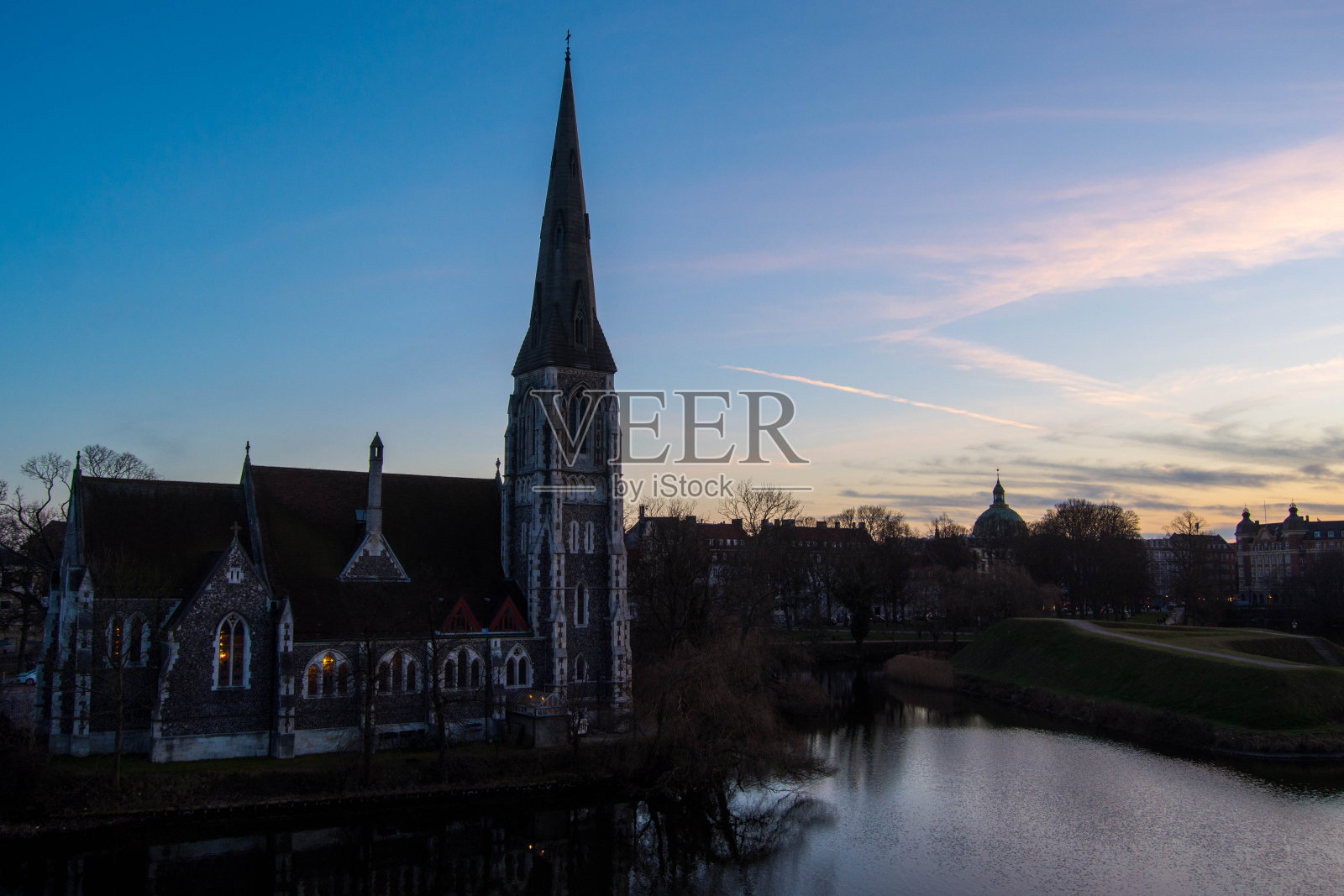 圣阿尔班教堂照片摄影图片