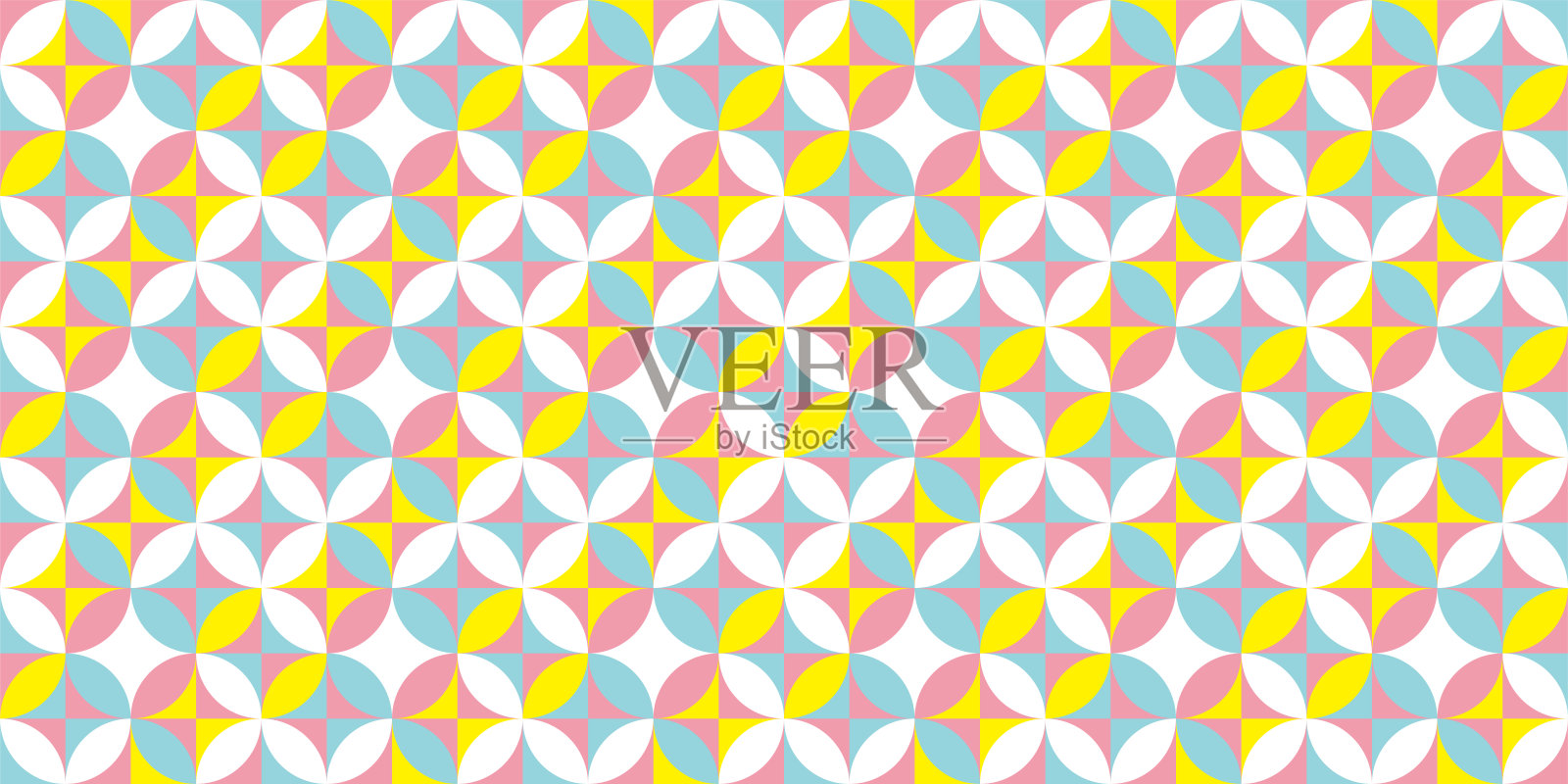 几何插图背景。无缝模式。插画图片素材