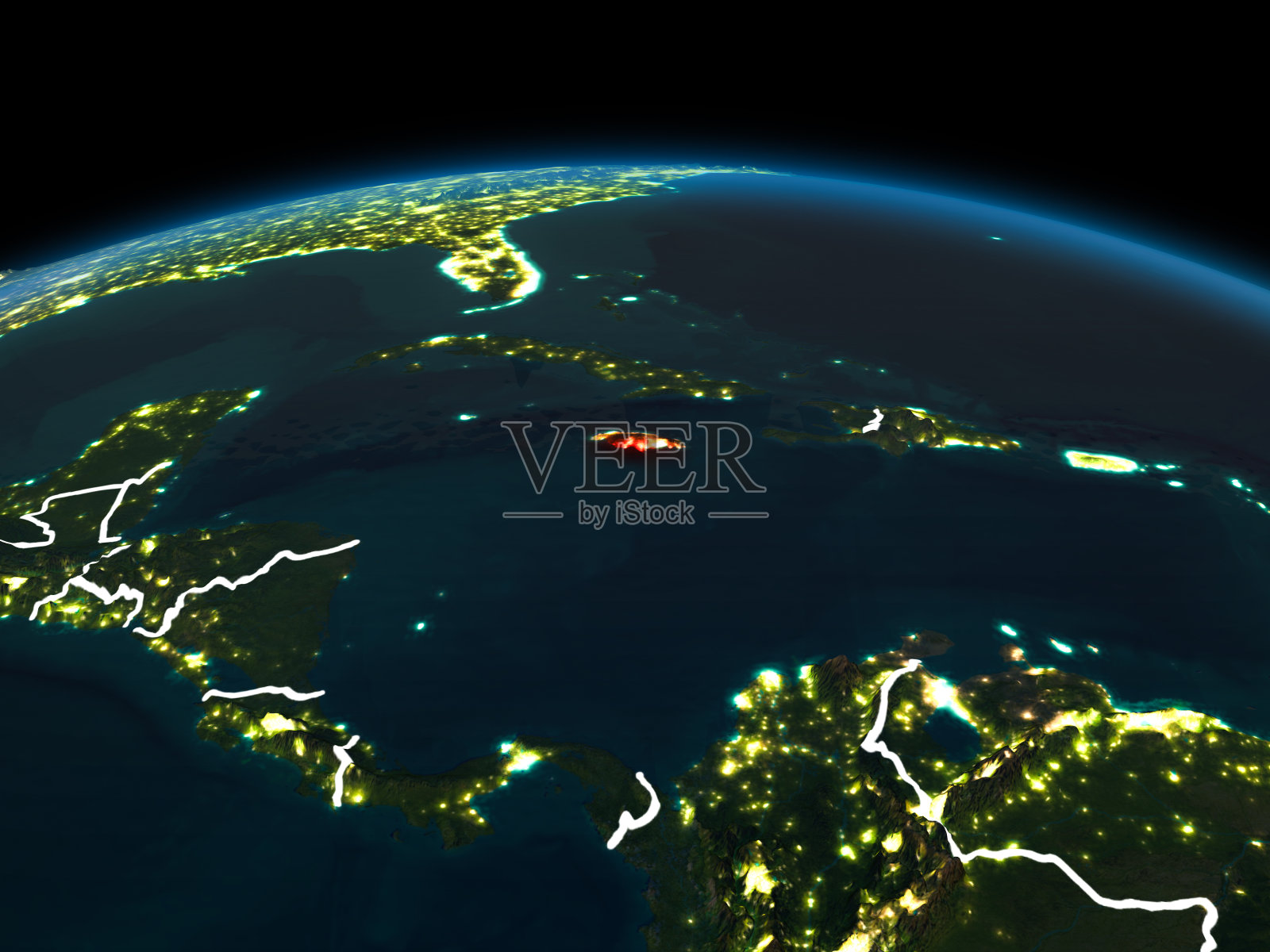 地球上的牙买加照片摄影图片