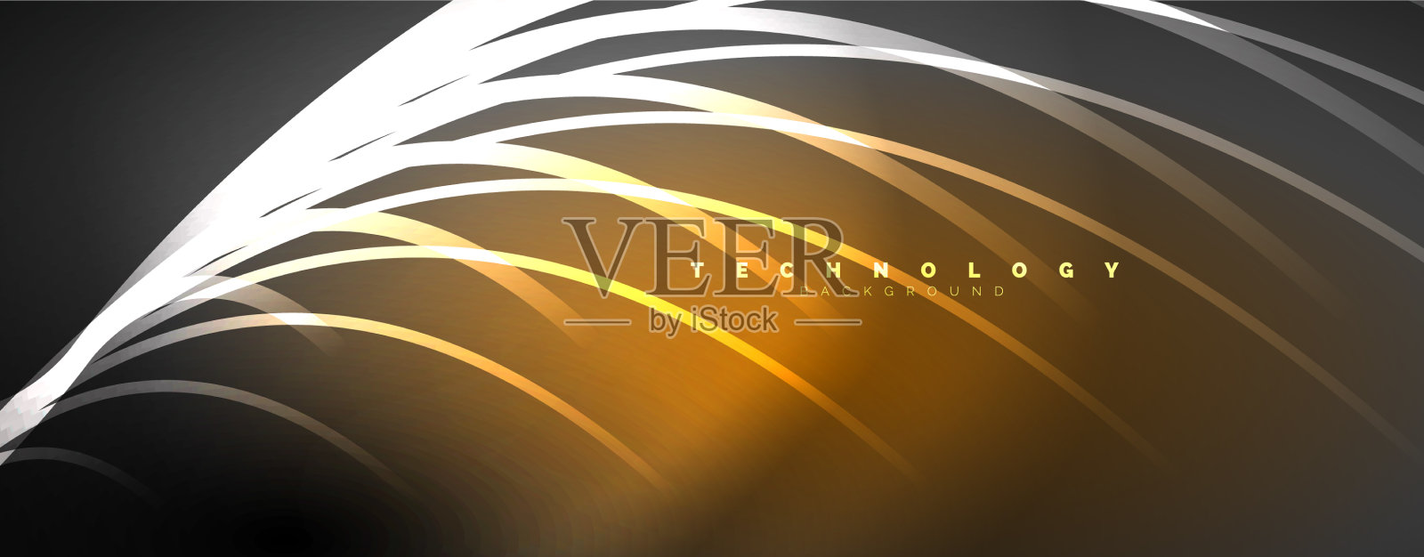 光束霓虹灯线条抽象的背景插画图片素材