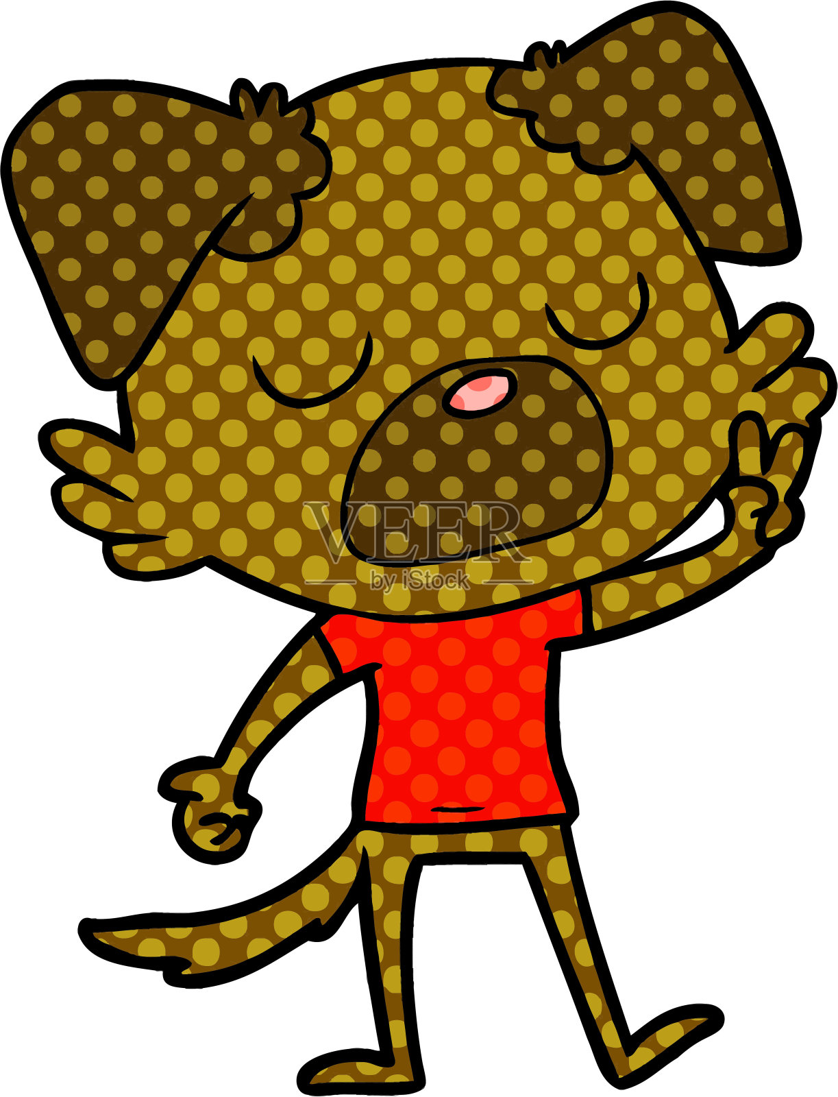 卡通狗设计元素图片