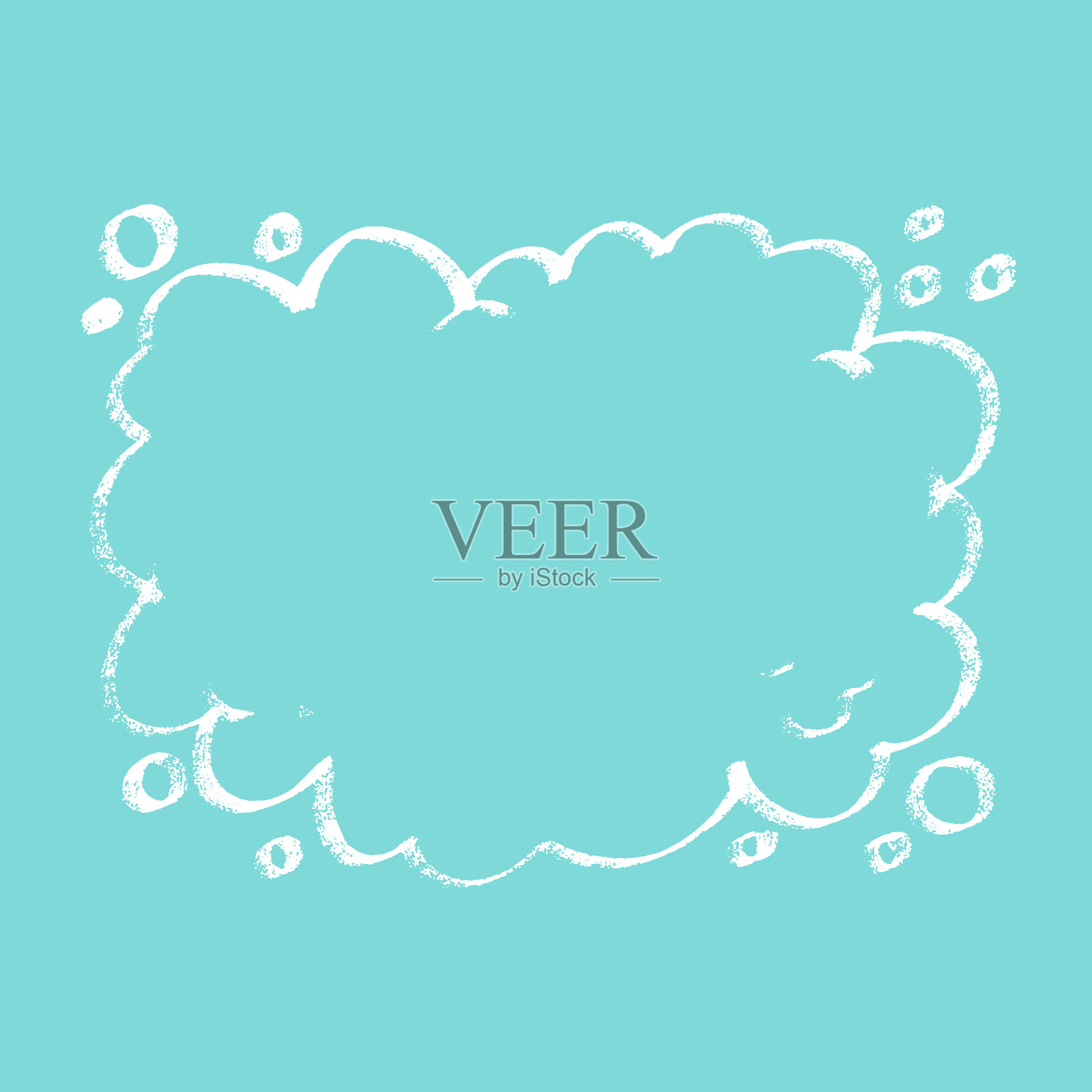 抽象云画形状插画图片素材