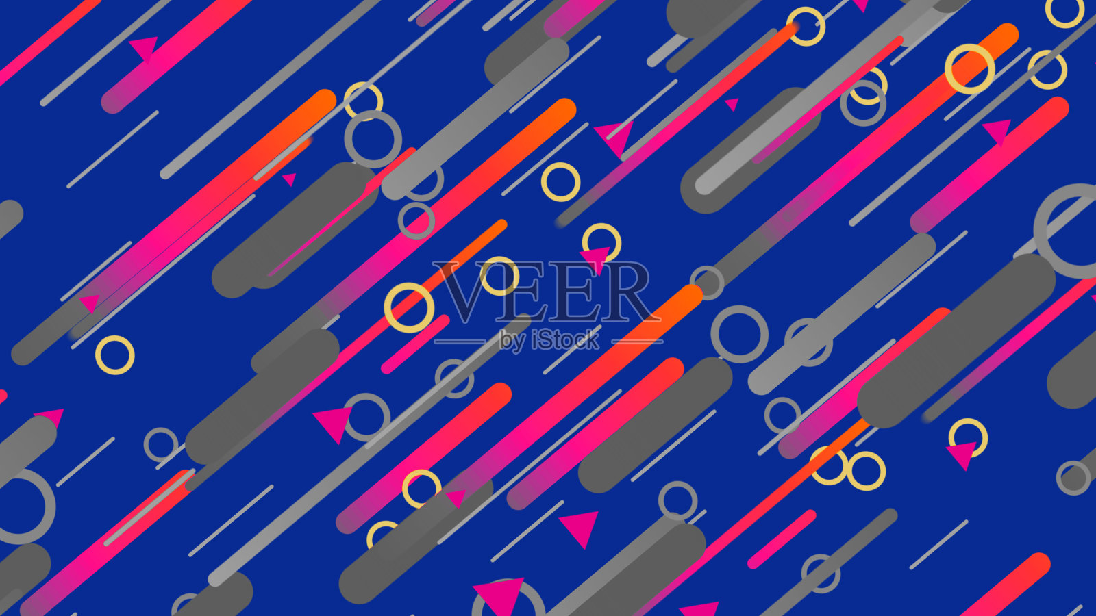 彩色条纹和形状抽象的背景背景插画图片素材