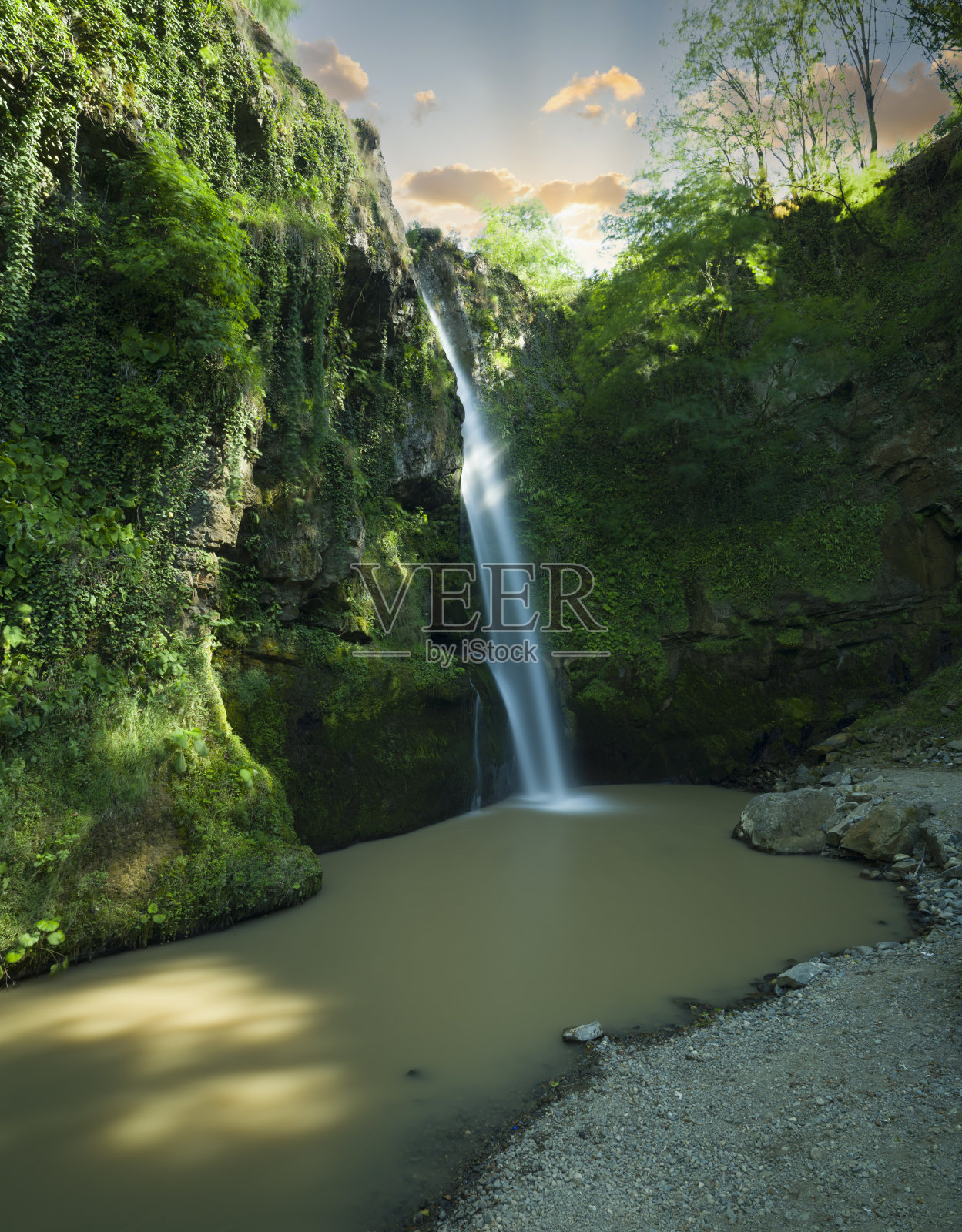 大田瀑布照片摄影图片