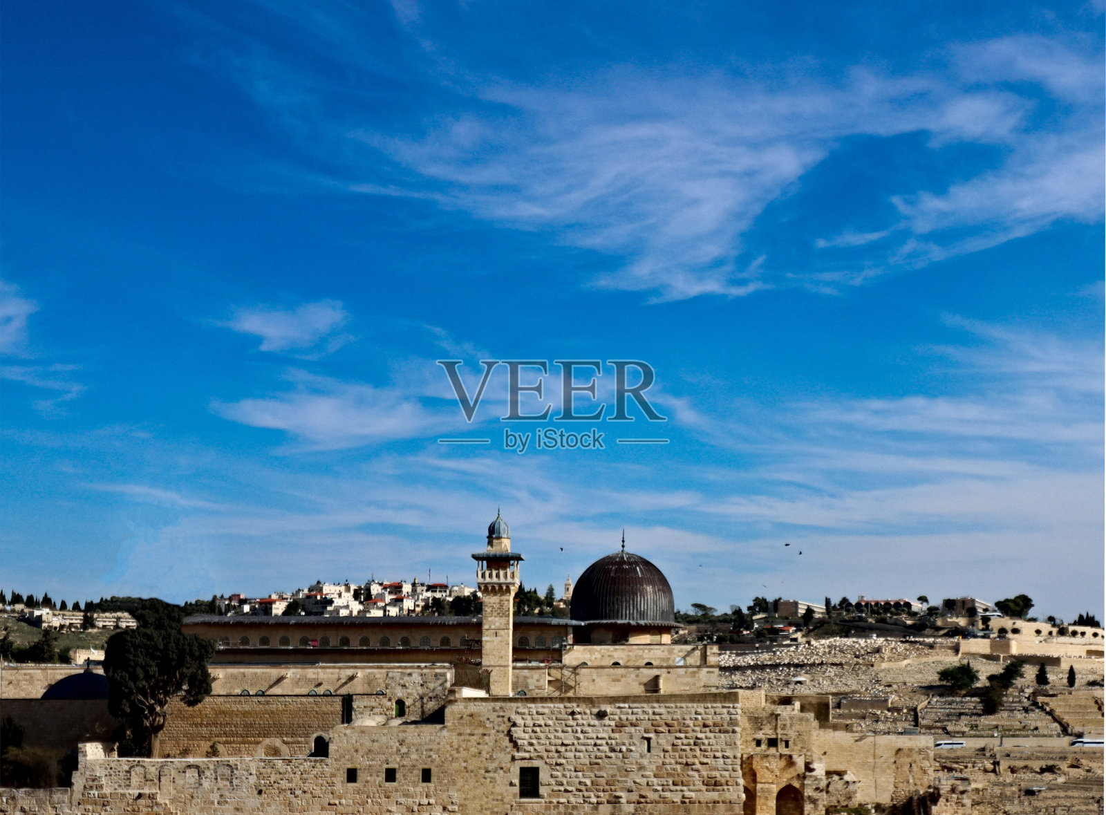 耶路撒冷屋顶景观照片摄影图片