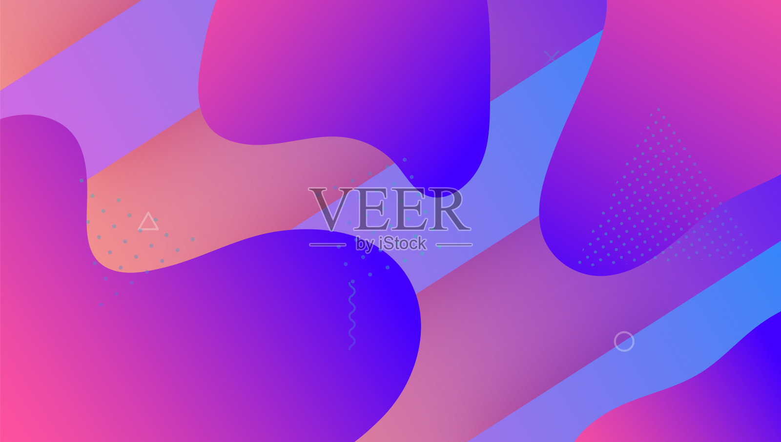 最小的背景。时髦的页面。数字的网站。彩虹传单。紫色活力设计。创造性几何学。波浪抽象封面。3d着陆页。紫色最小背景插画图片素材