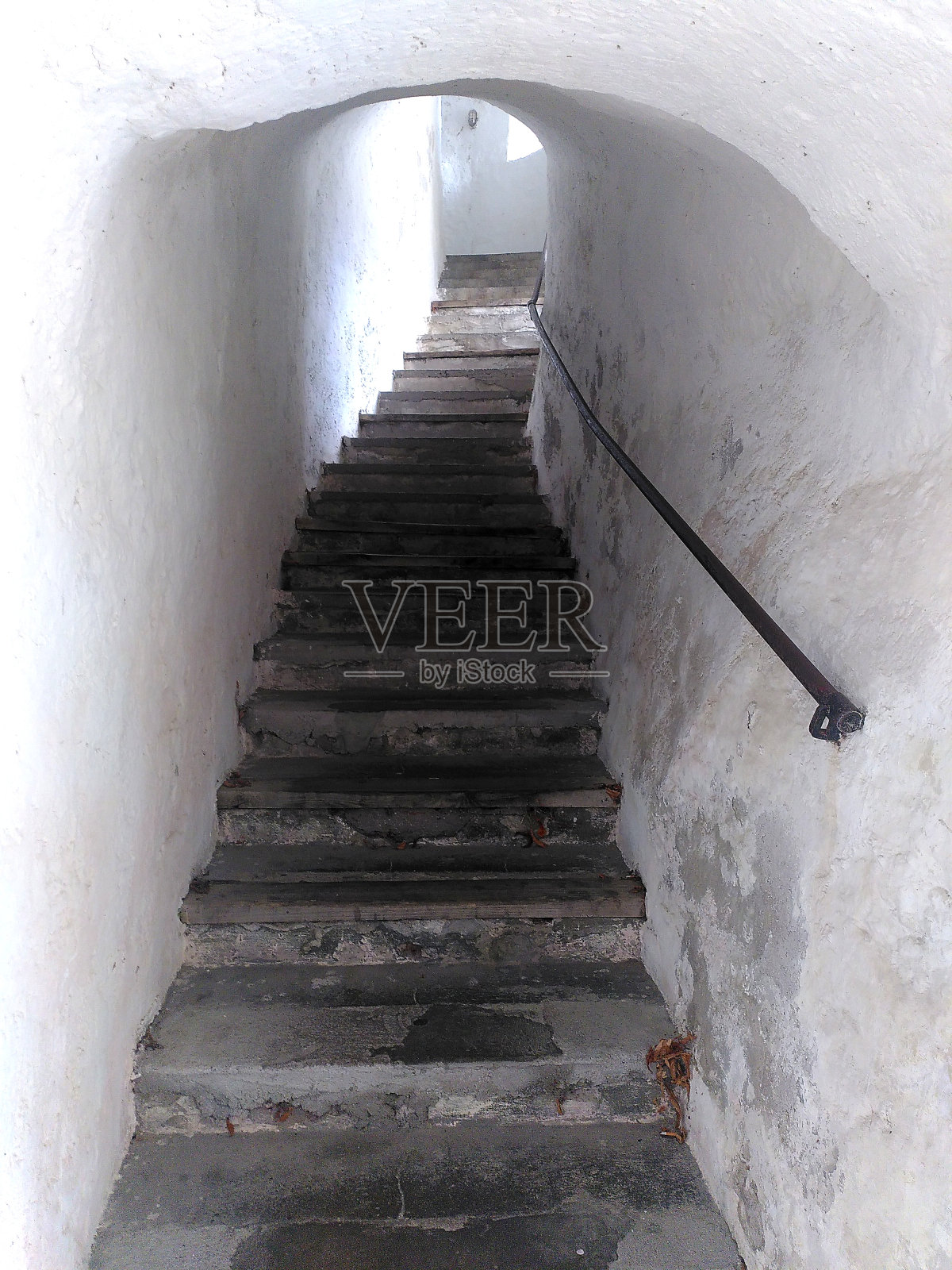 中世纪拱形楼梯照片摄影图片