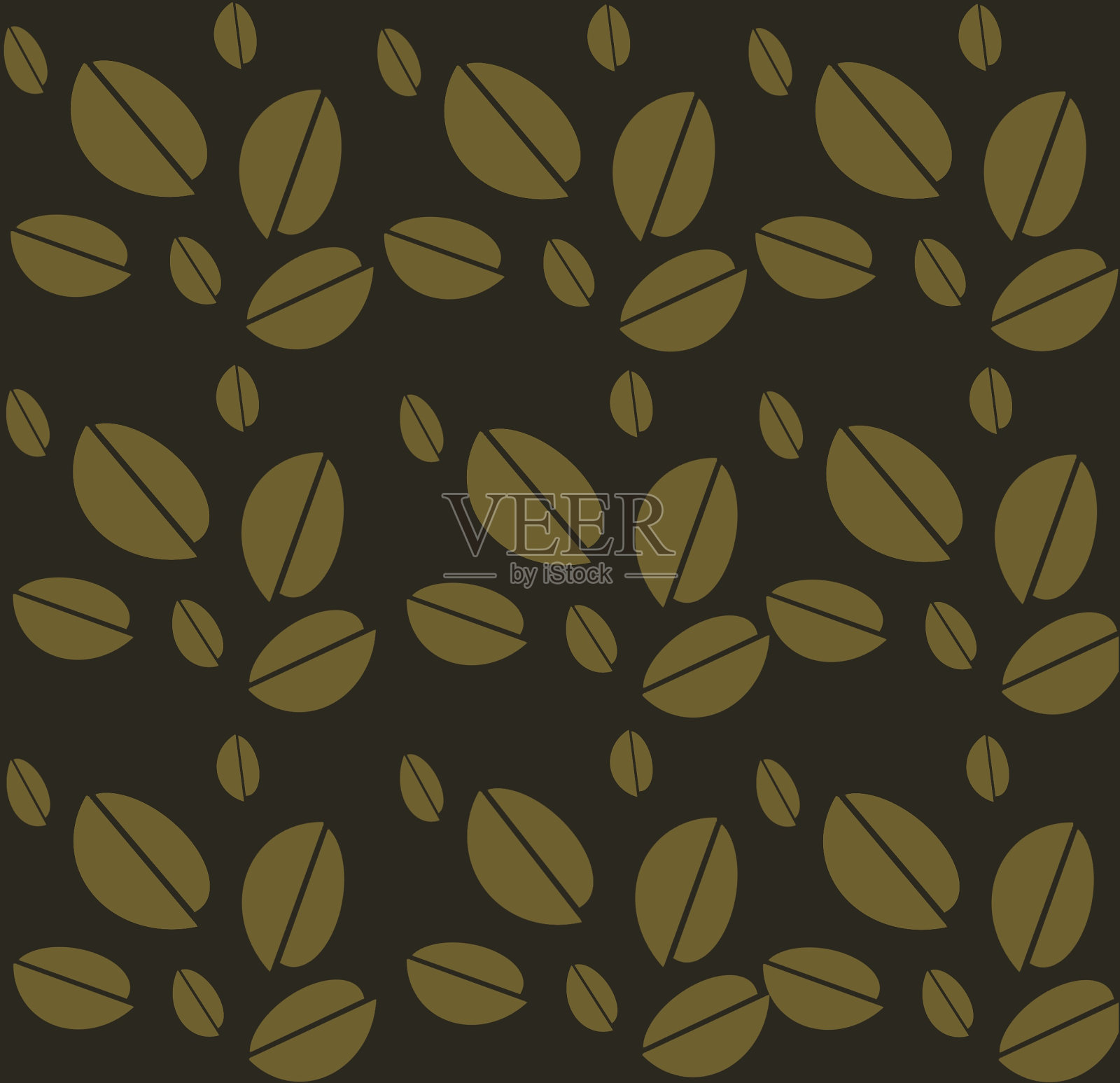 咖啡豆插画图片素材