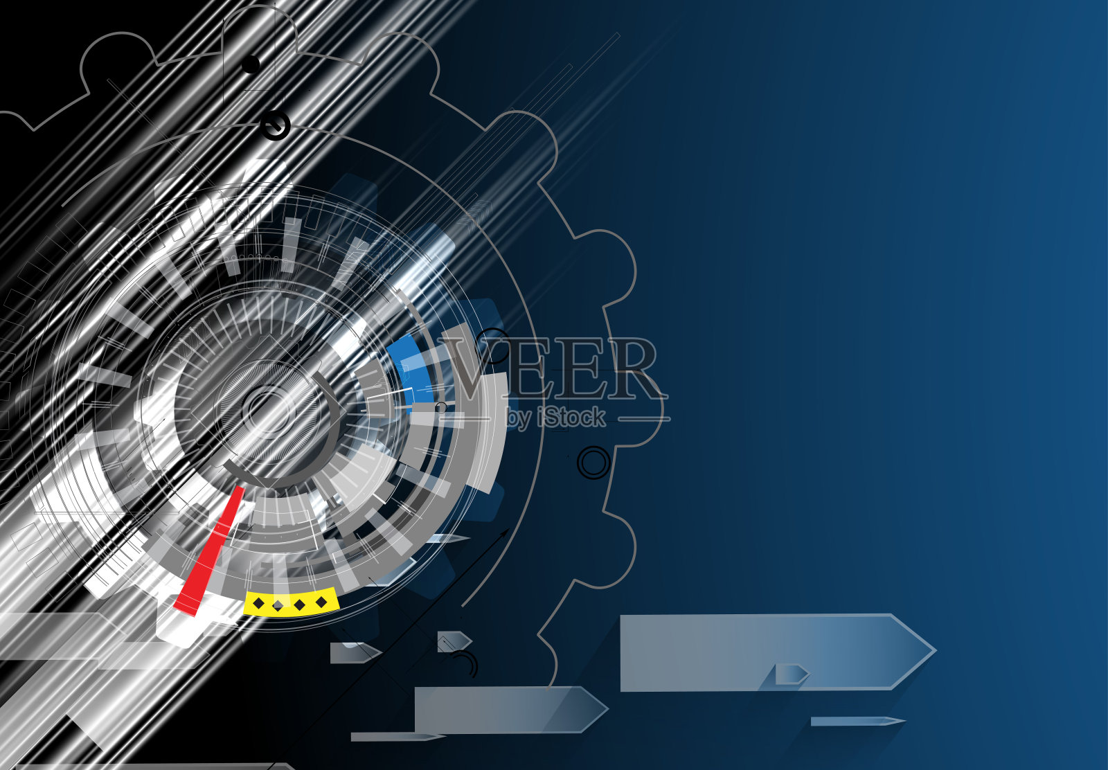新的未来技术概念抽象背景插画图片素材