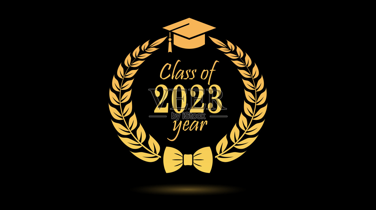 2023届毕业班会徽插画图片素材