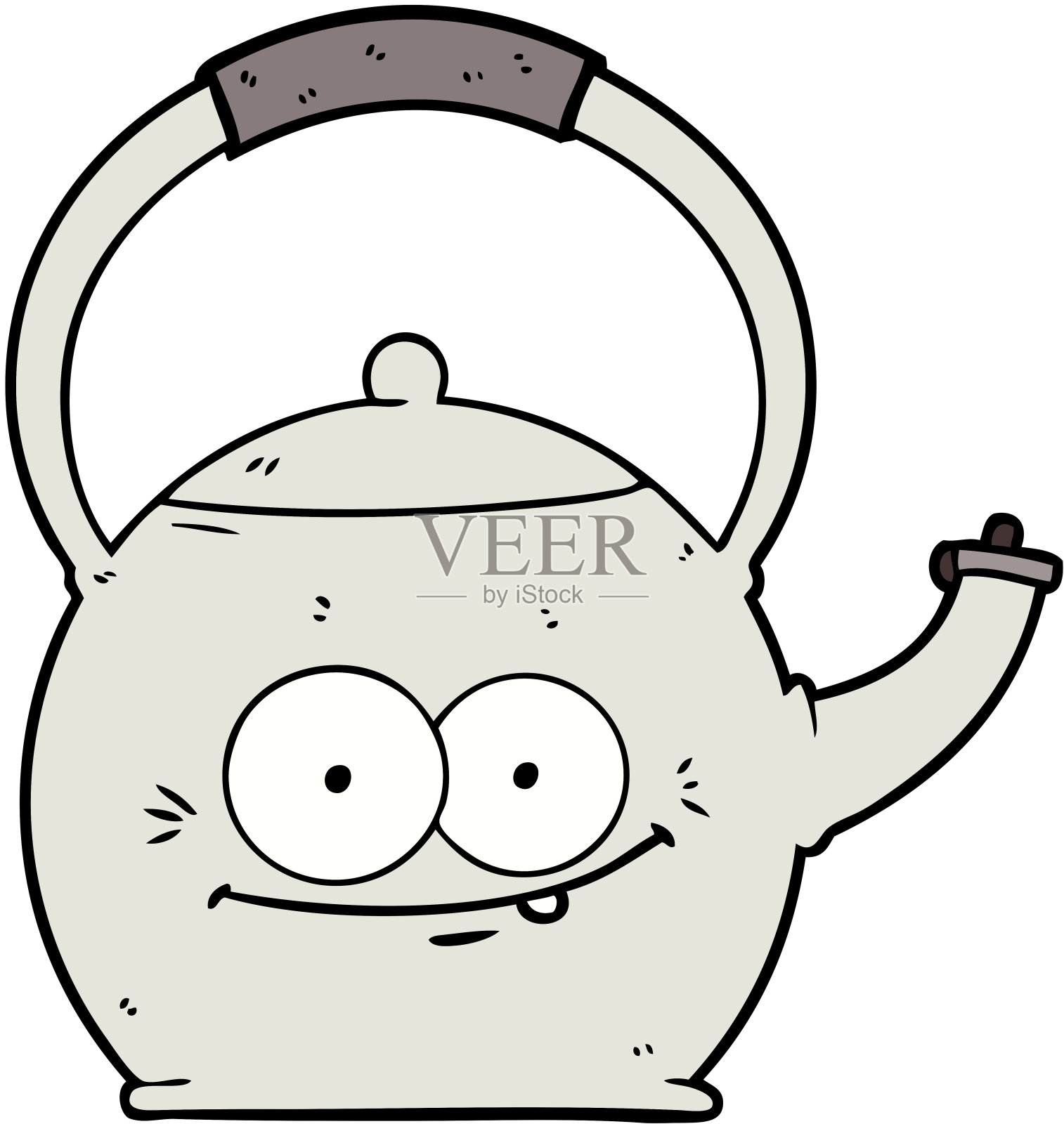 卡通水壶插画图片素材